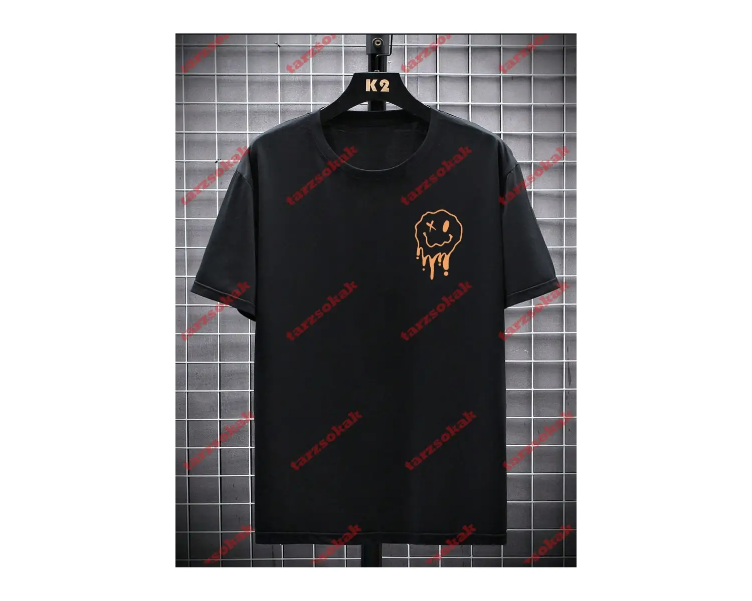 Model 3300 Erkek Yazlık Yuvarlak Yaka Kısa Kollu Günlük Tişört, Yaz