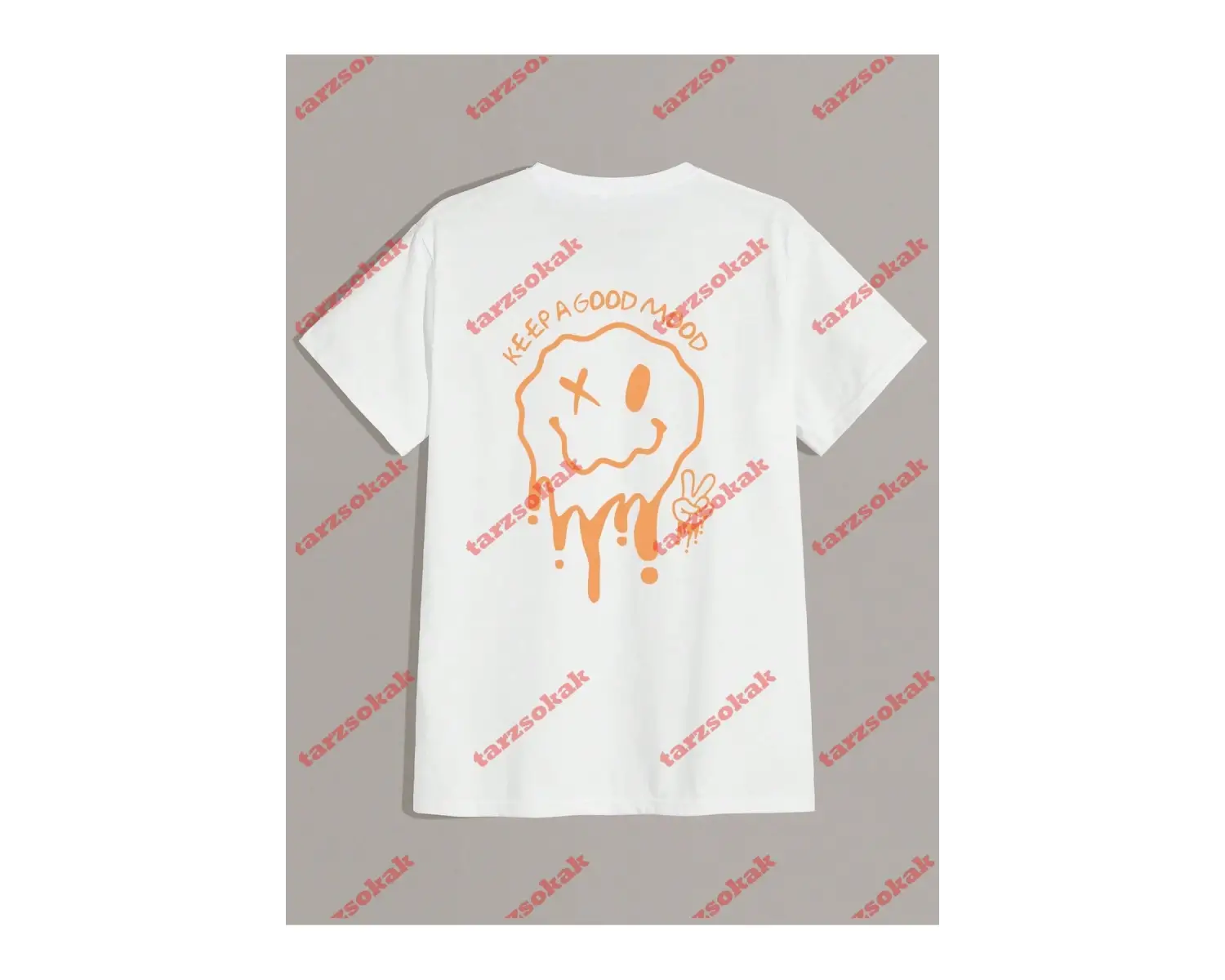 Model 3300 Erkek Yazlık Yuvarlak Yaka Kısa Kollu Günlük Tişört, Yaz