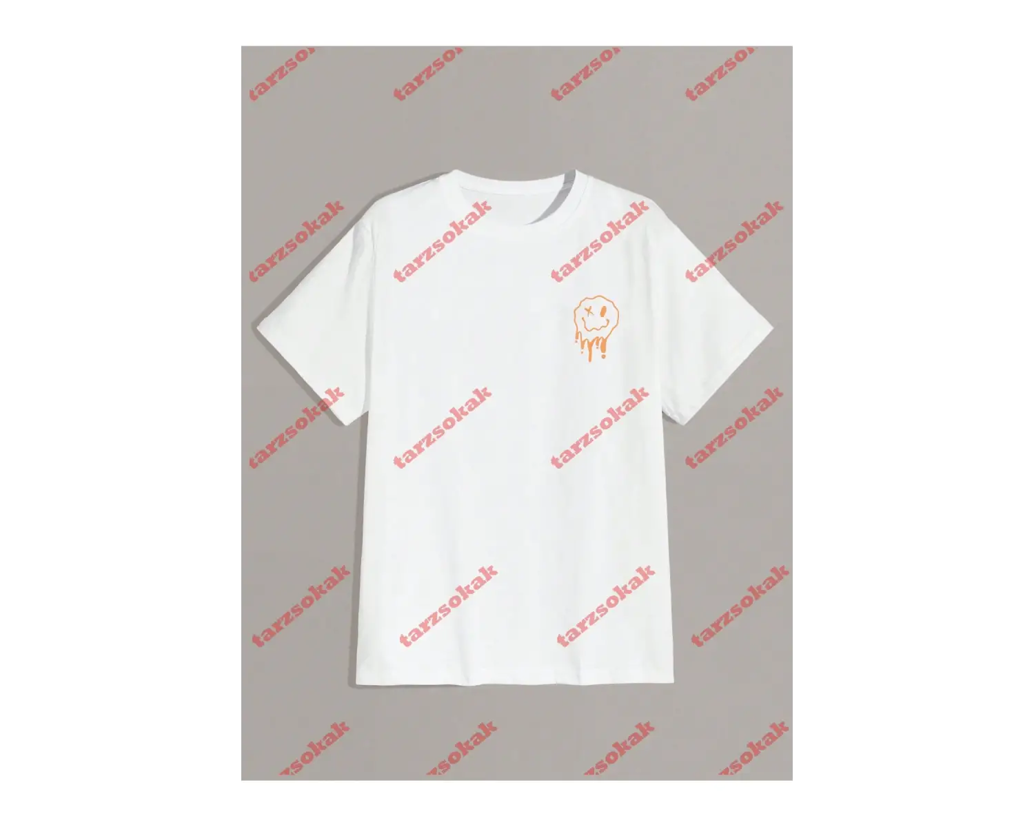 Model 3300 Erkek Yazlık Yuvarlak Yaka Kısa Kollu Günlük Tişört, Yaz