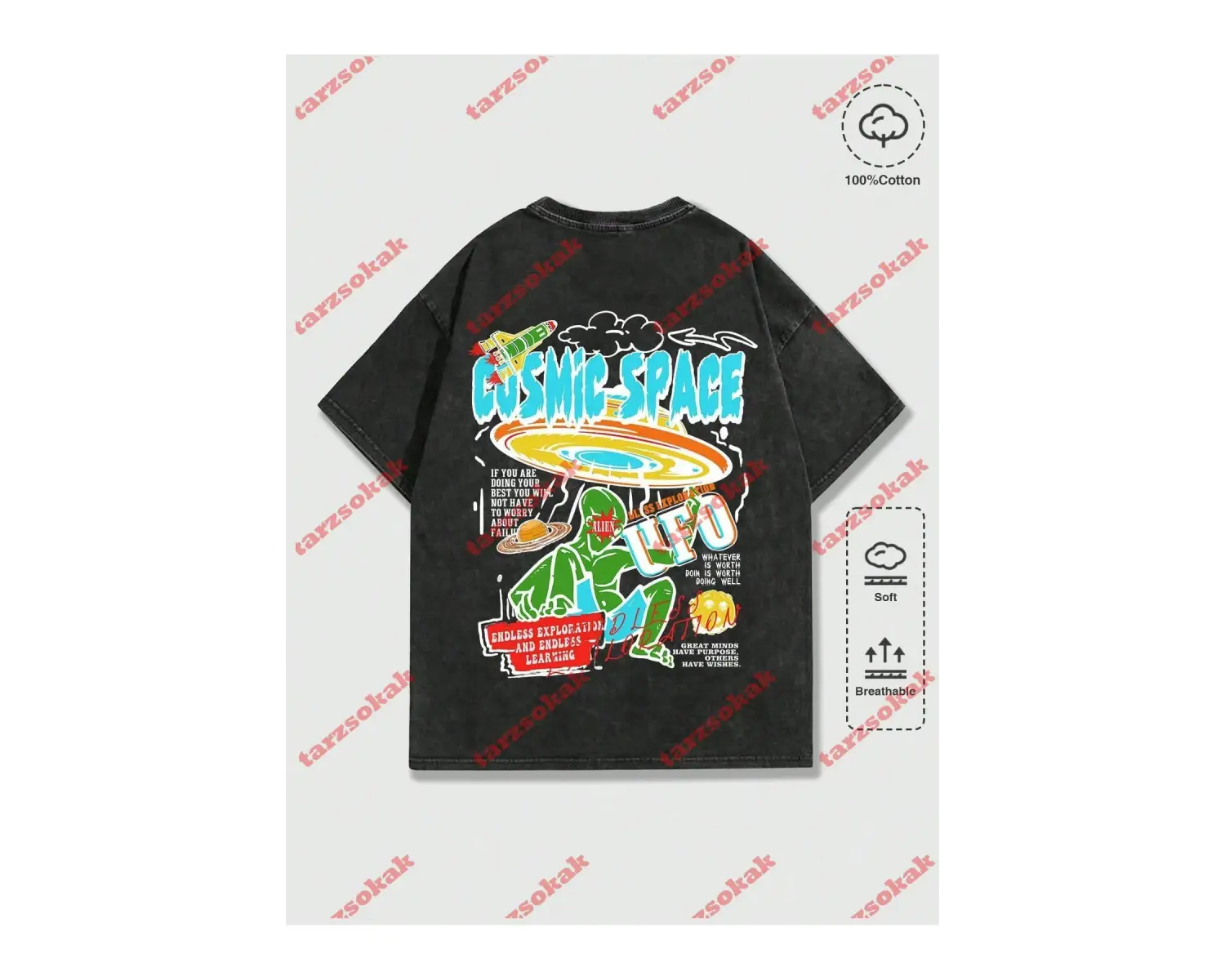 Model 3305 Erkek Yazlık Yuvarlak Yaka Kısa Kollu Günlük Tişört, Yaz