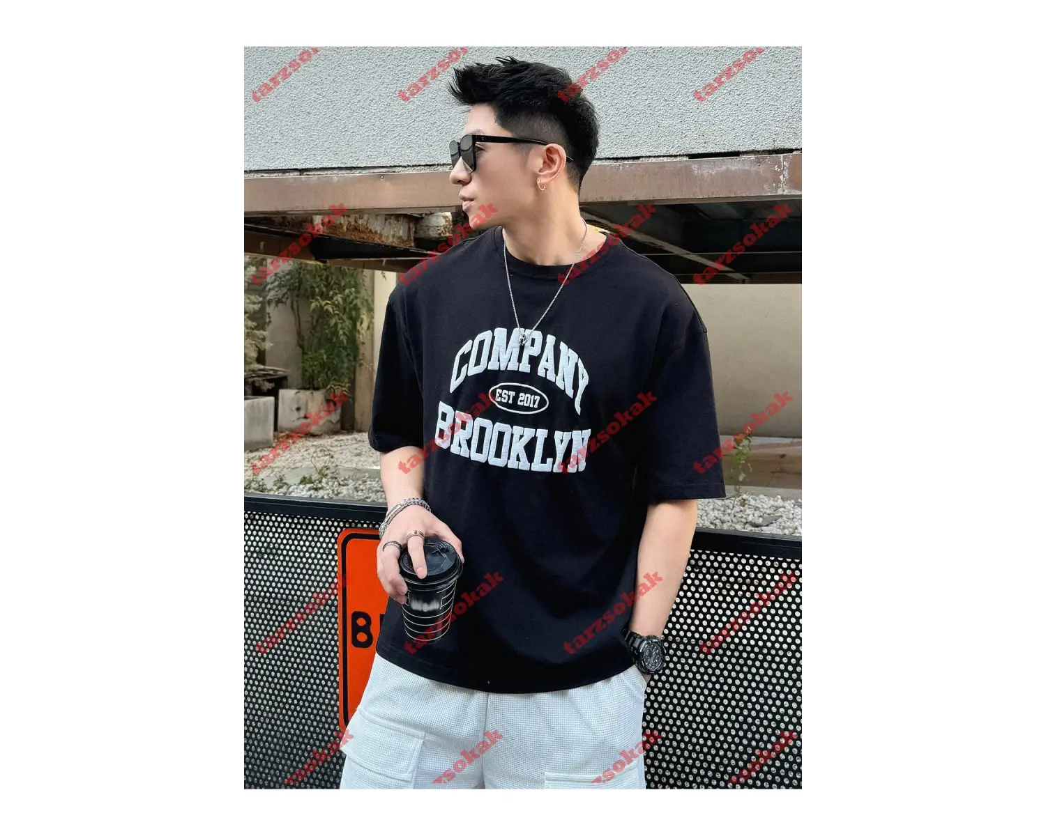 Model 3307 Erkek Yazlık Yuvarlak Yaka Kısa Kollu Günlük Tişört, Yaz