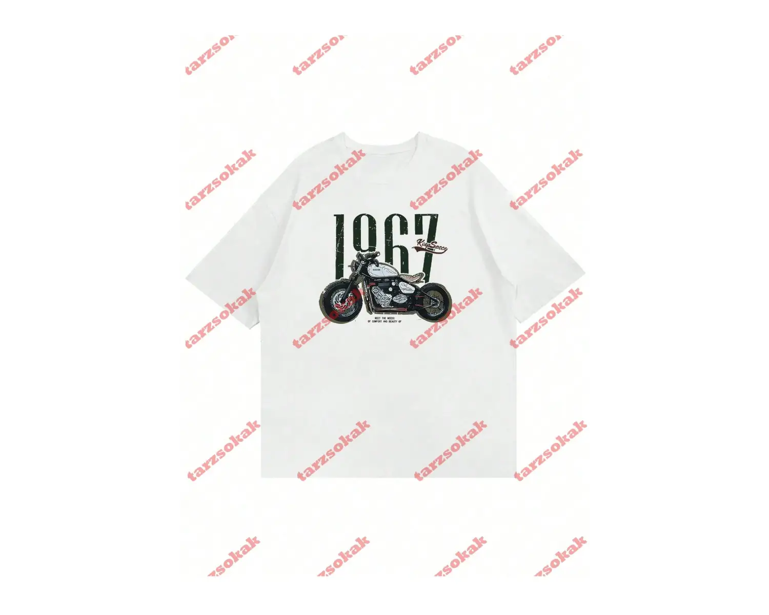 Model 3314 Erkek Yazlık Yuvarlak Yaka Kısa Kollu Günlük Tişört, Yaz