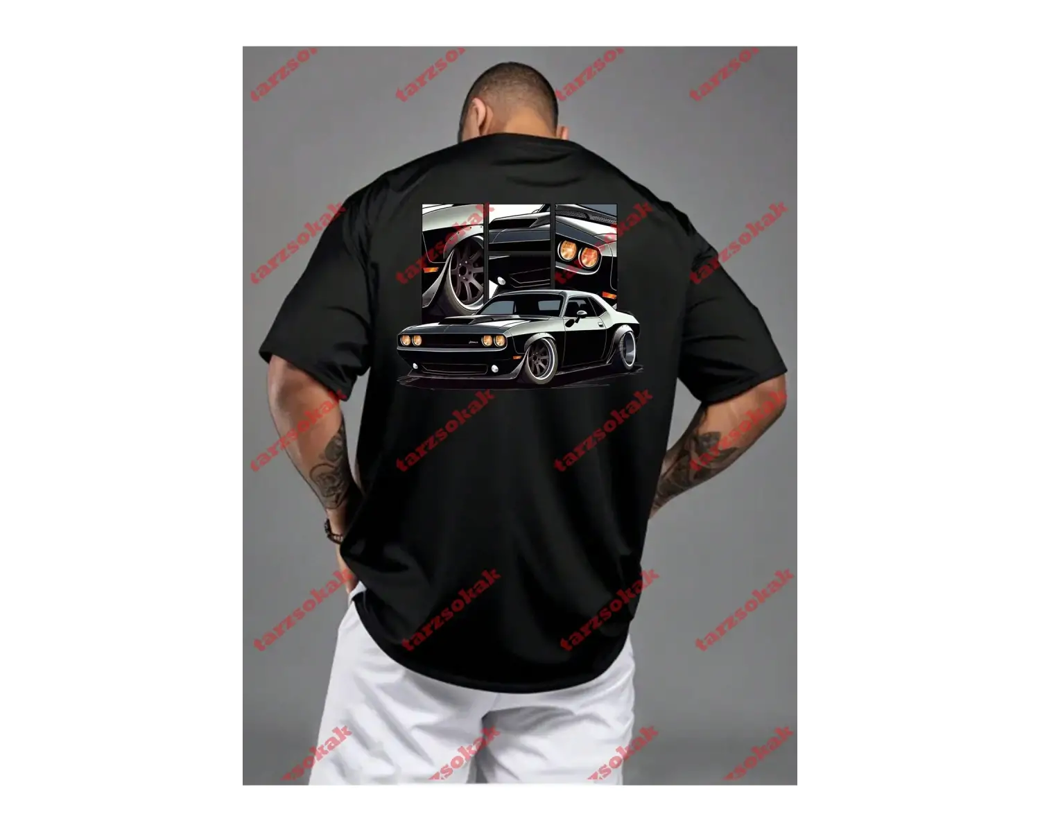 Model 3322 Erkek Yazlık Yuvarlak Yaka Kısa Kollu Günlük Tişört, Yaz