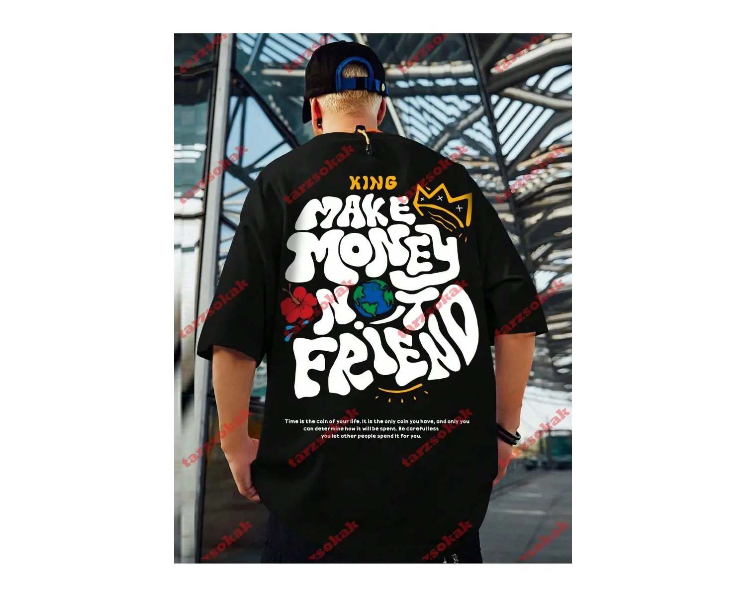 Model 3330 Erkek Yazlık Yuvarlak Yaka Kısa Kollu Günlük Tişört, Yaz