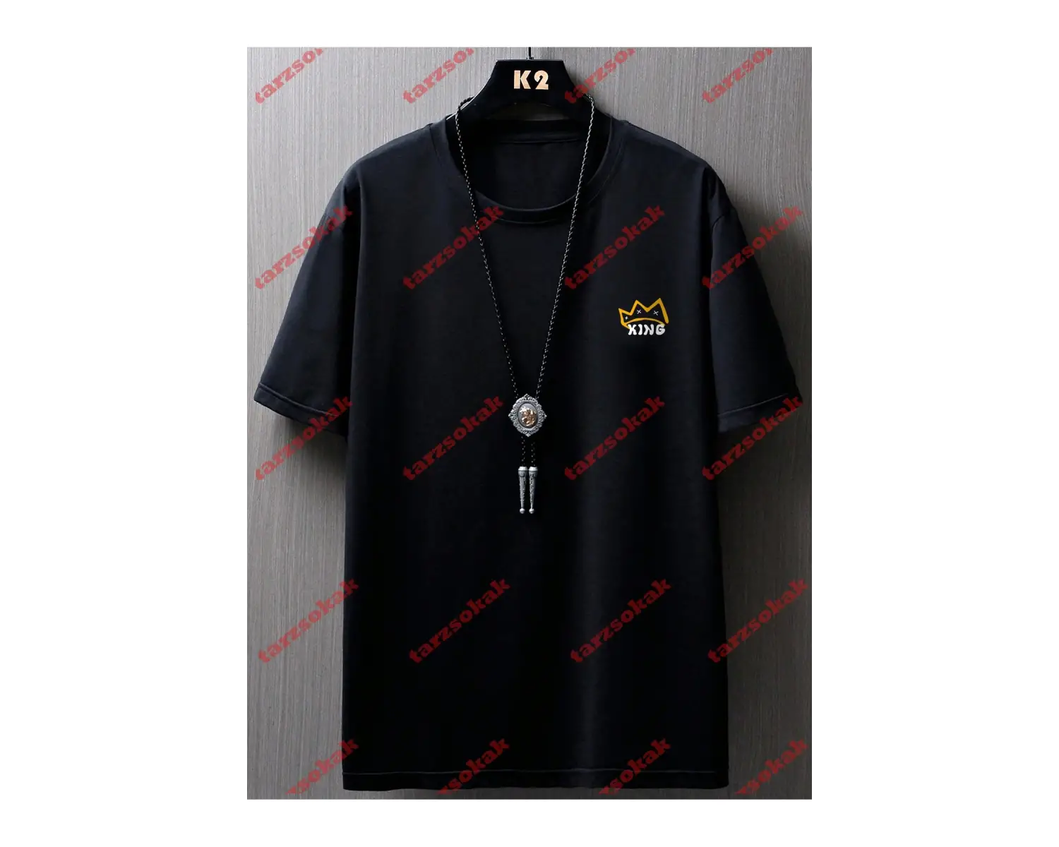 Model 3330 Erkek Yazlık Yuvarlak Yaka Kısa Kollu Günlük Tişört, Yaz