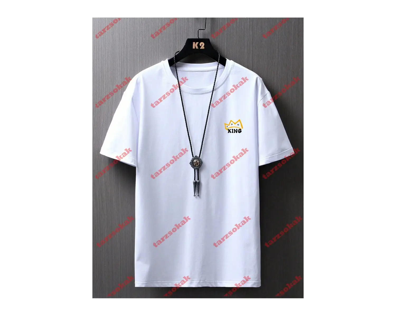 Model 3330 Erkek Yazlık Yuvarlak Yaka Kısa Kollu Günlük Tişört, Yaz