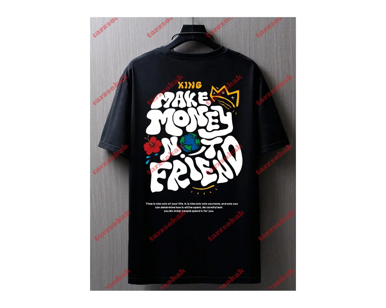 Model 3330 Erkek Yazlık Yuvarlak Yaka Kısa Kollu Günlük Tişört, Yaz