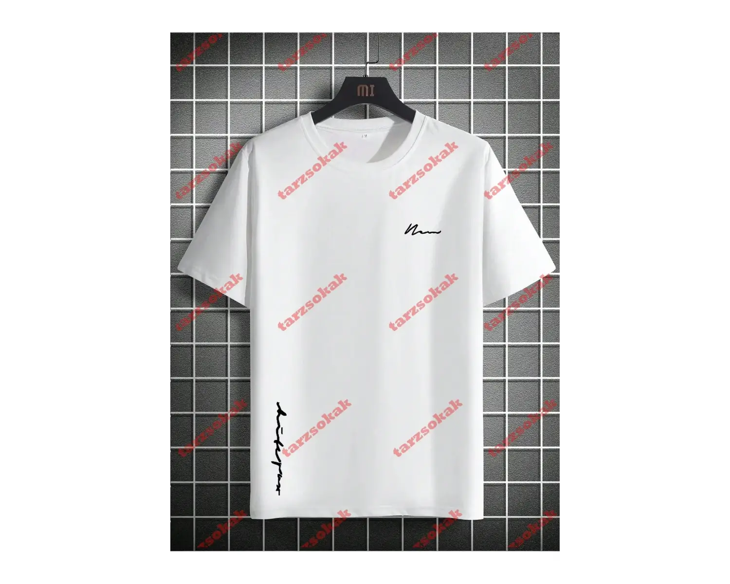 Model 3334 Erkek Yazlık Yuvarlak Yaka Kısa Kollu Günlük Tişört, Yaz