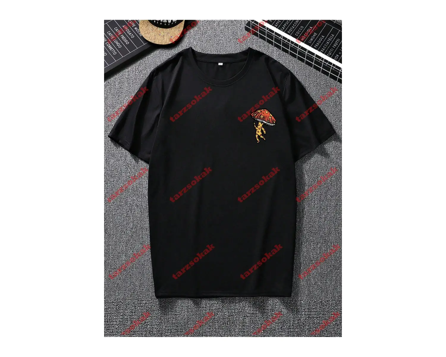 Model 3337 Erkek Yazlık Yuvarlak Yaka Kısa Kollu Günlük Tişört, Yaz