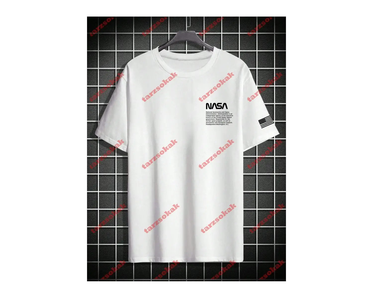 Model 3340 Erkek Yazlık Yuvarlak Yaka Kısa Kollu Günlük Tişört, Yaz