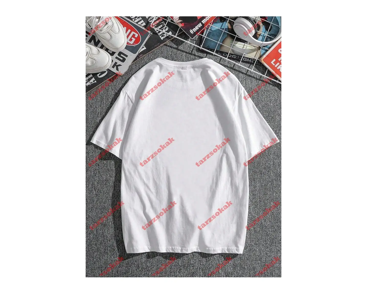 Model 3341 Erkek Yazlık Yuvarlak Yaka Kısa Kollu Günlük Tişört, Yaz