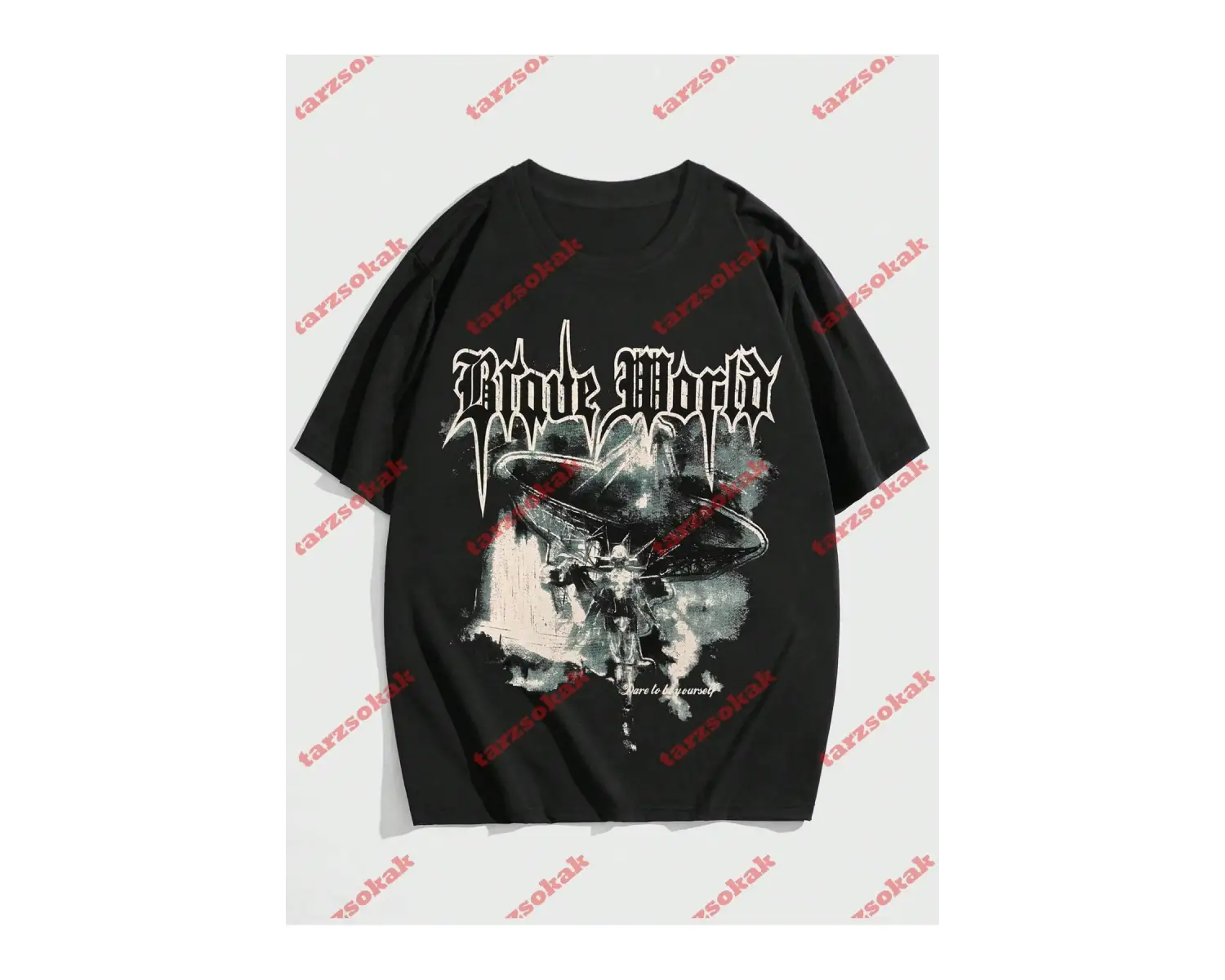 Model 3345 Erkek Yazlık Yuvarlak Yaka Kısa Kollu Günlük Tişört, Yaz