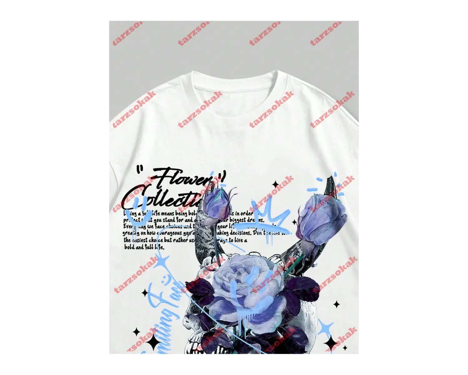 Model 3347 Erkek Yazlık Yuvarlak Yaka Kısa Kollu Günlük Tişört, Yaz