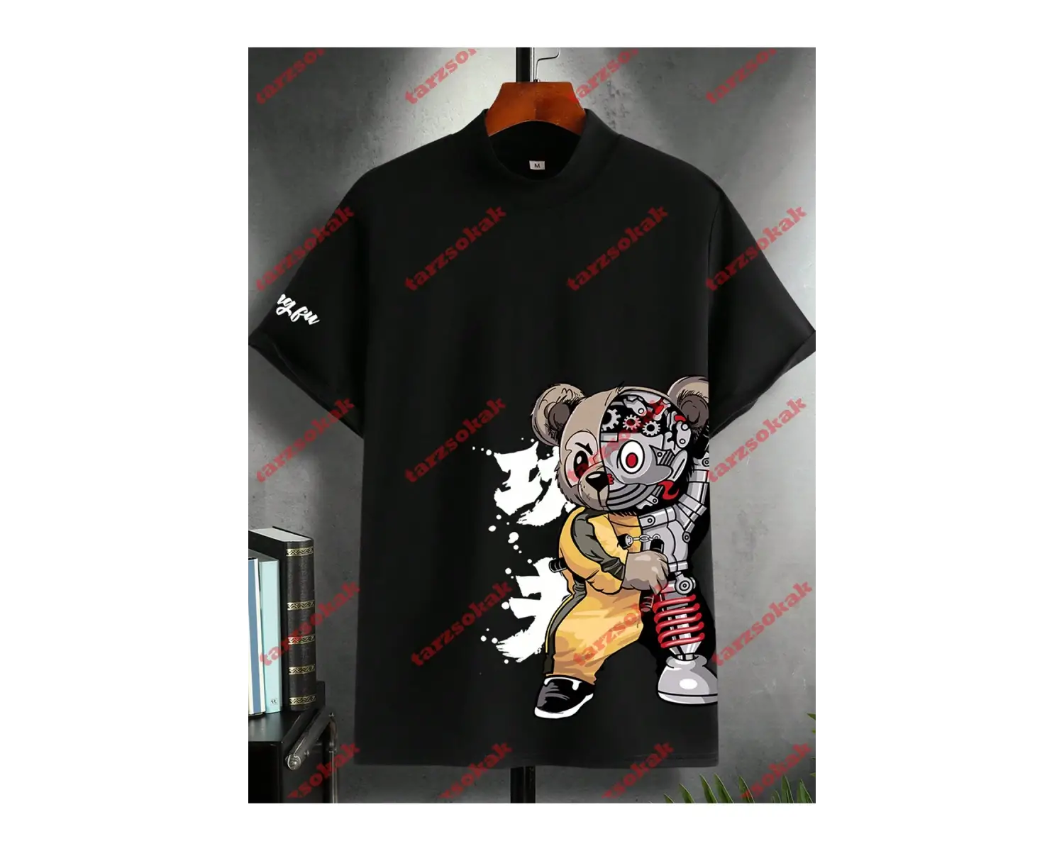 Model 3351 Erkek Yazlık Yuvarlak Yaka Kısa Kollu Günlük Tişört, Yaz