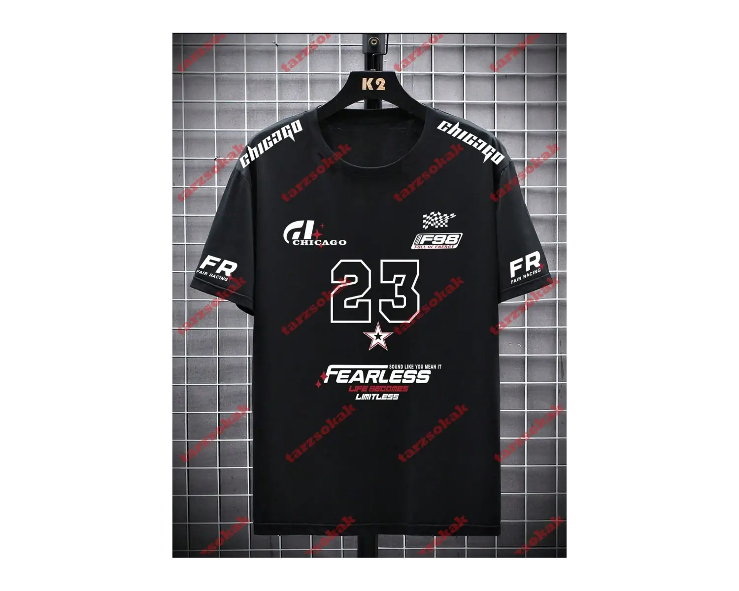 Model 3352 Erkek Yazlık Yuvarlak Yaka Kısa Kollu Günlük Tişört, Yaz