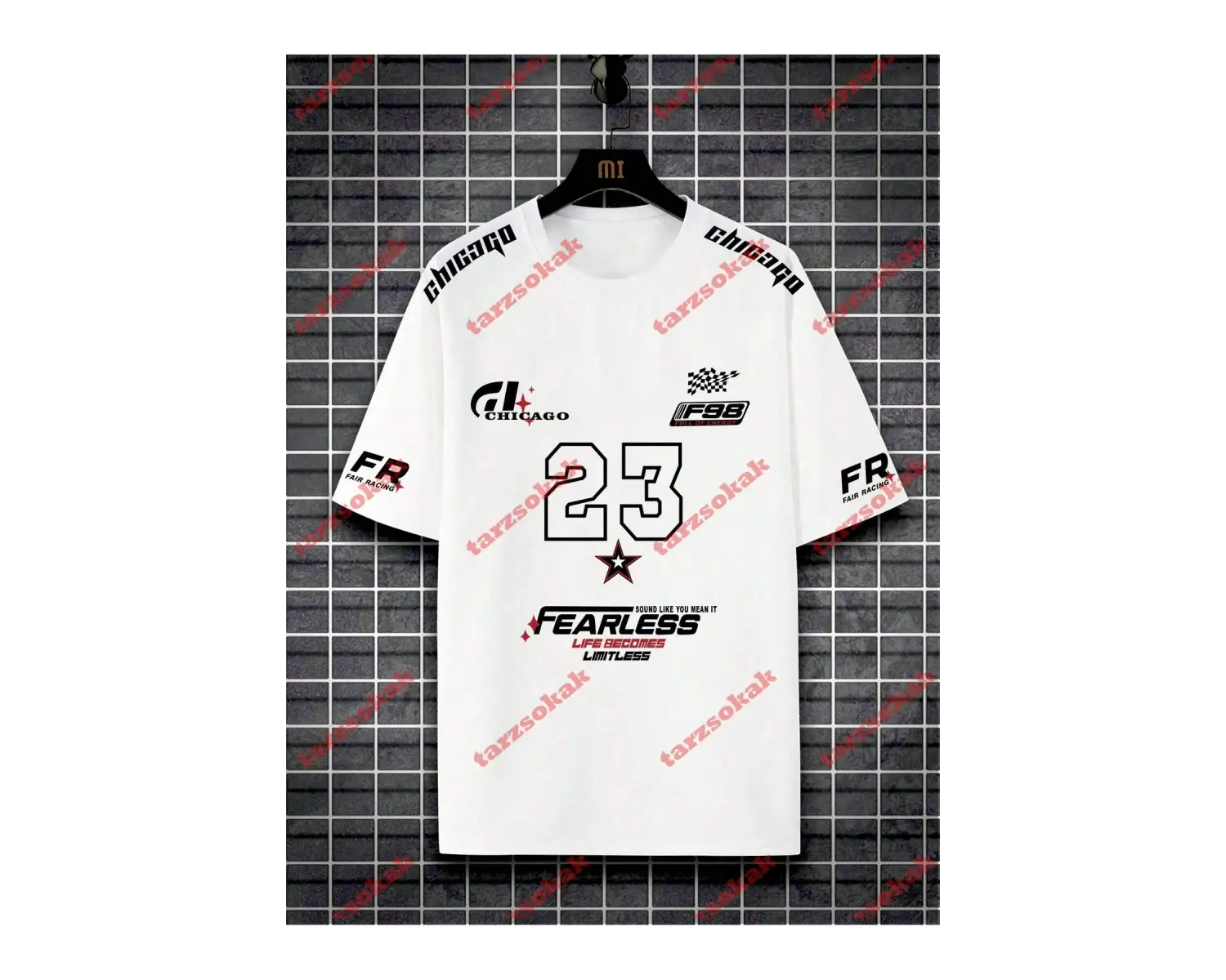 Model 3352 Erkek Yazlık Yuvarlak Yaka Kısa Kollu Günlük Tişört, Yaz