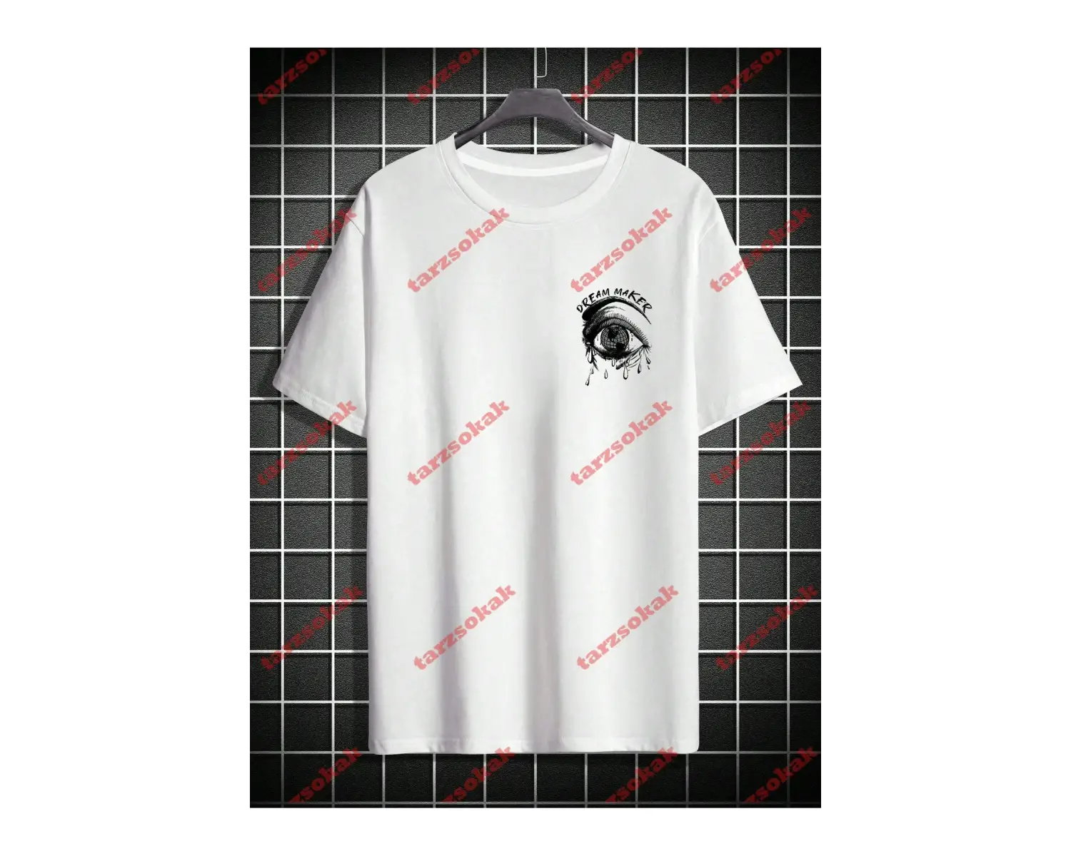 Model 3358 Erkek Yazlık Yuvarlak Yaka Kısa Kollu Günlük Tişört, Yaz