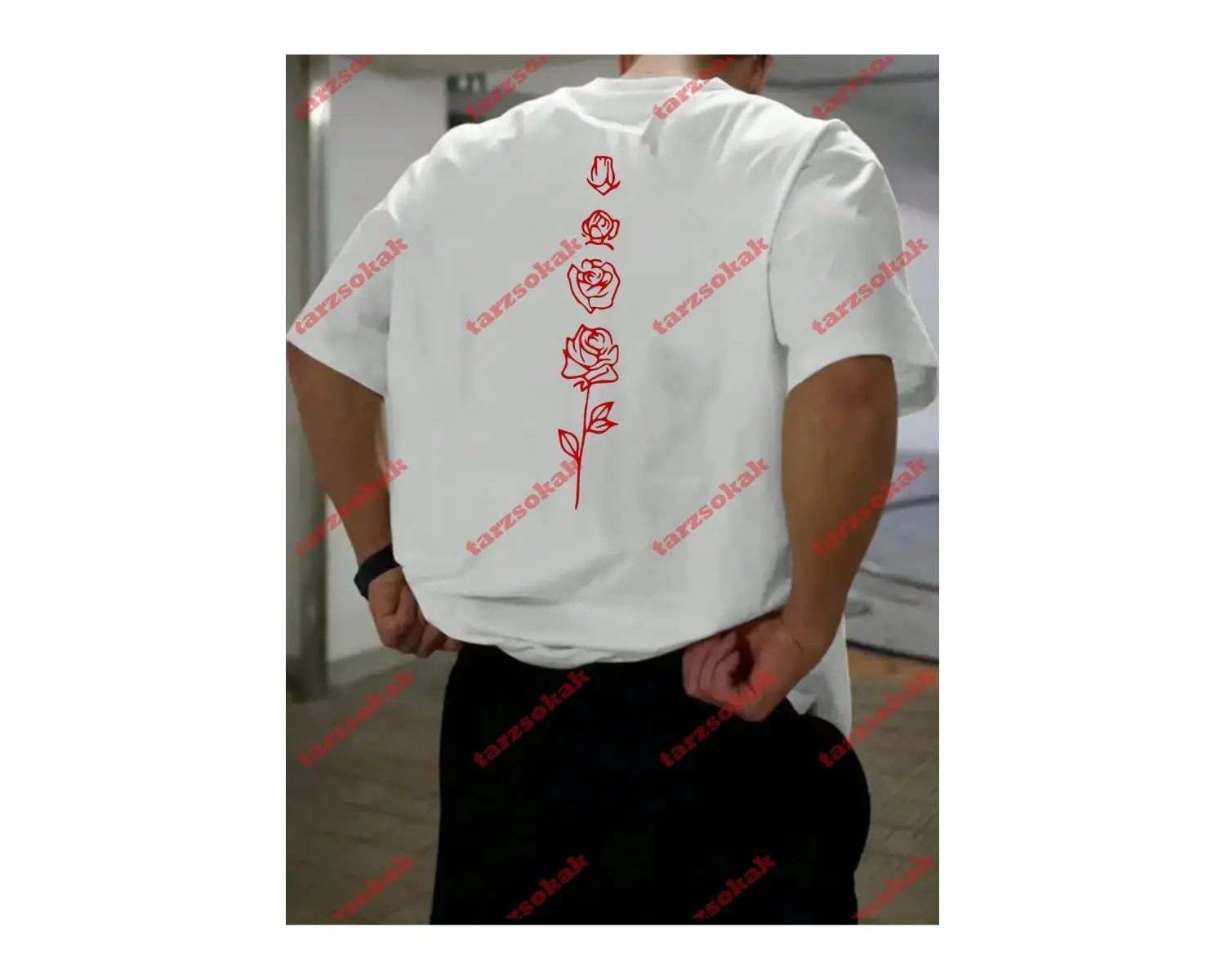 Model 3359 Erkek Yazlık Yuvarlak Yaka Kısa Kollu Günlük Tişört, Yaz