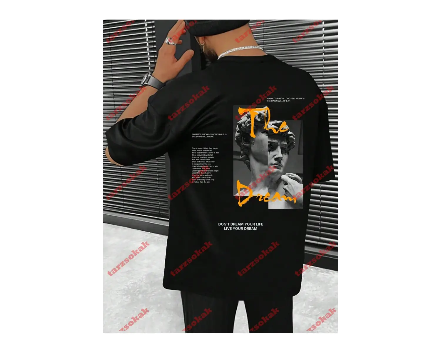 Model 3369 Erkek Yazlık Yuvarlak Yaka Kısa Kollu Günlük Tişört, Yaz