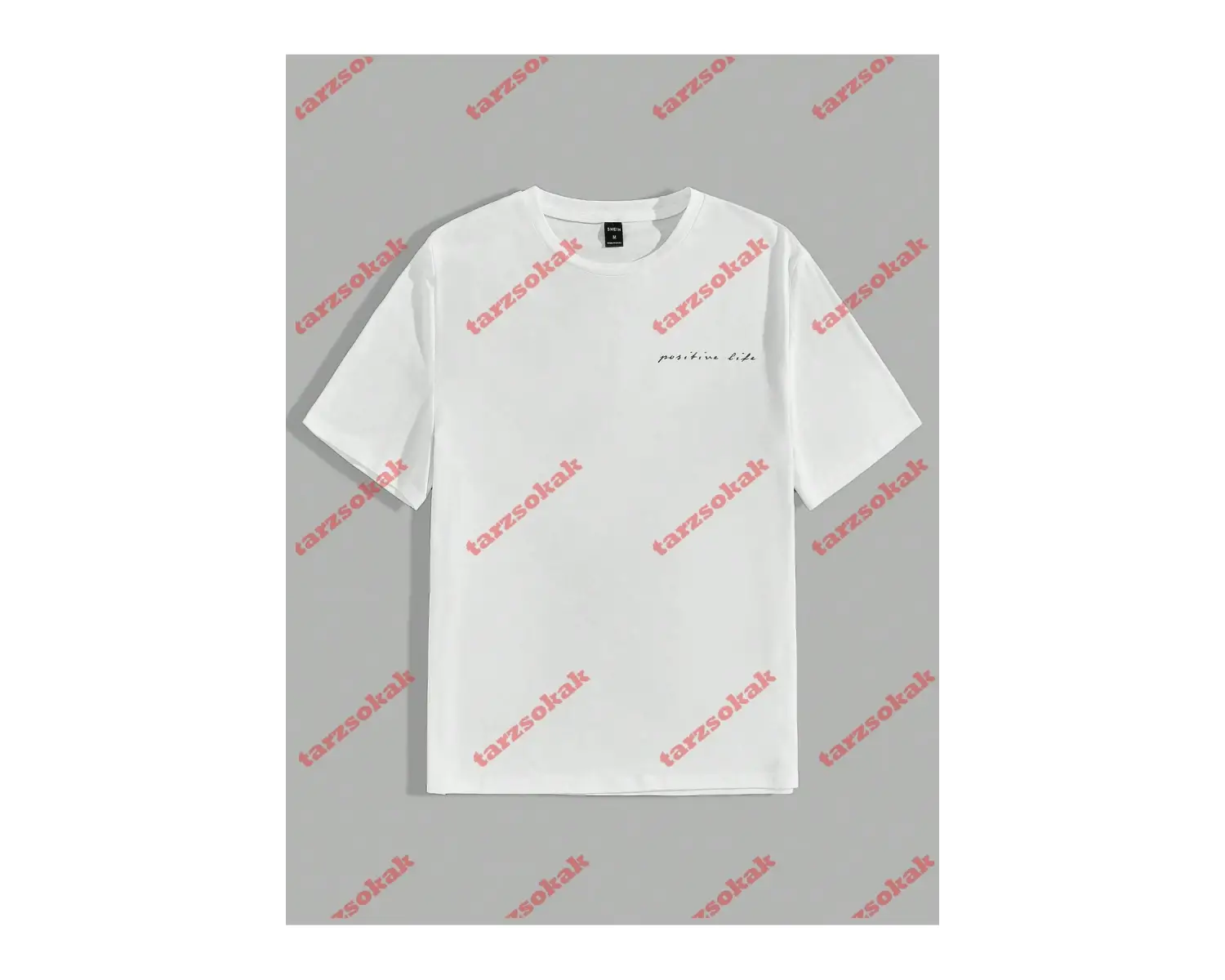 Model 3371 Erkek Yazlık Yuvarlak Yaka Kısa Kollu Günlük Tişört, Yaz