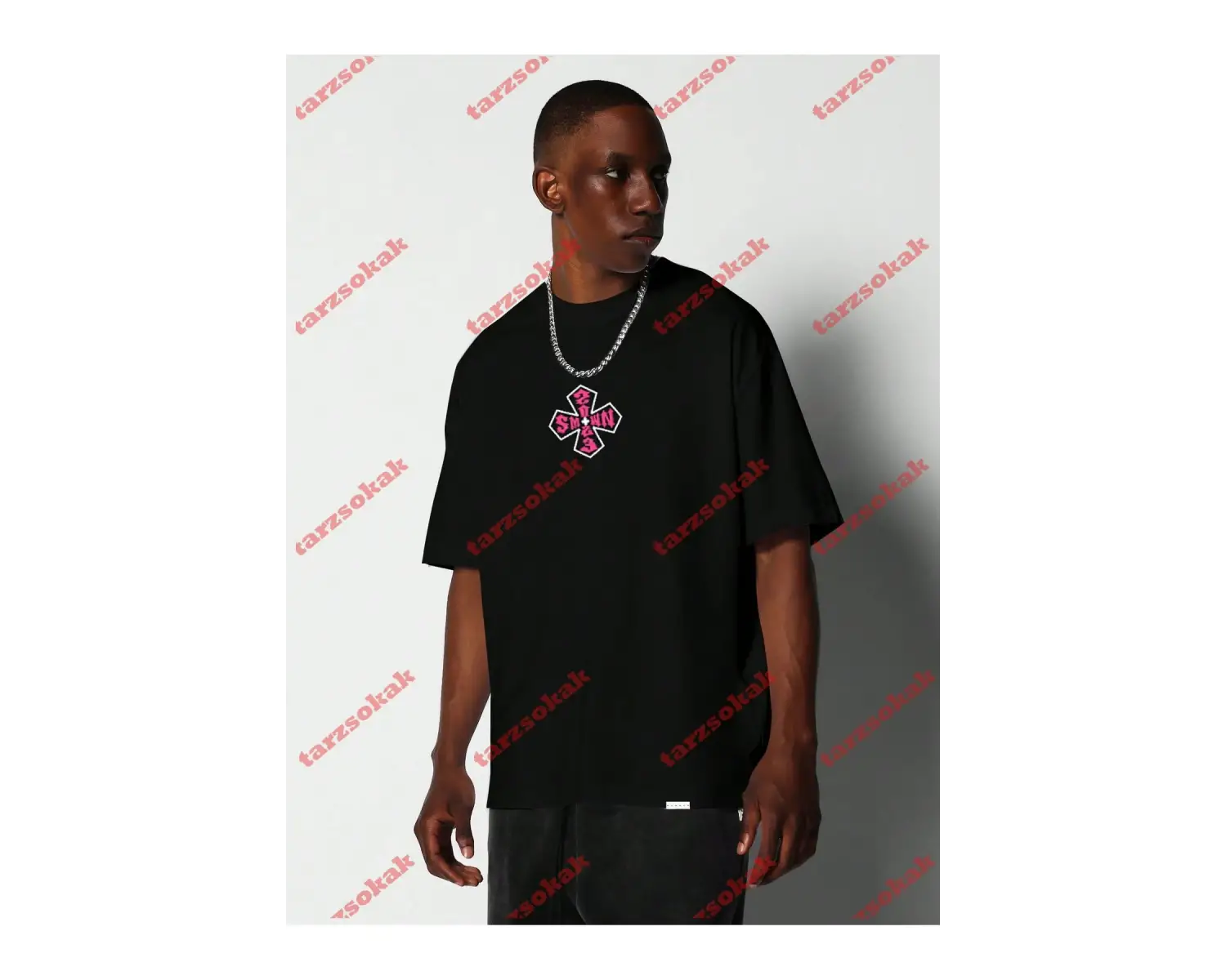 Model 3373 Erkek Yazlık Yuvarlak Yaka Kısa Kollu Günlük Tişört, Yaz