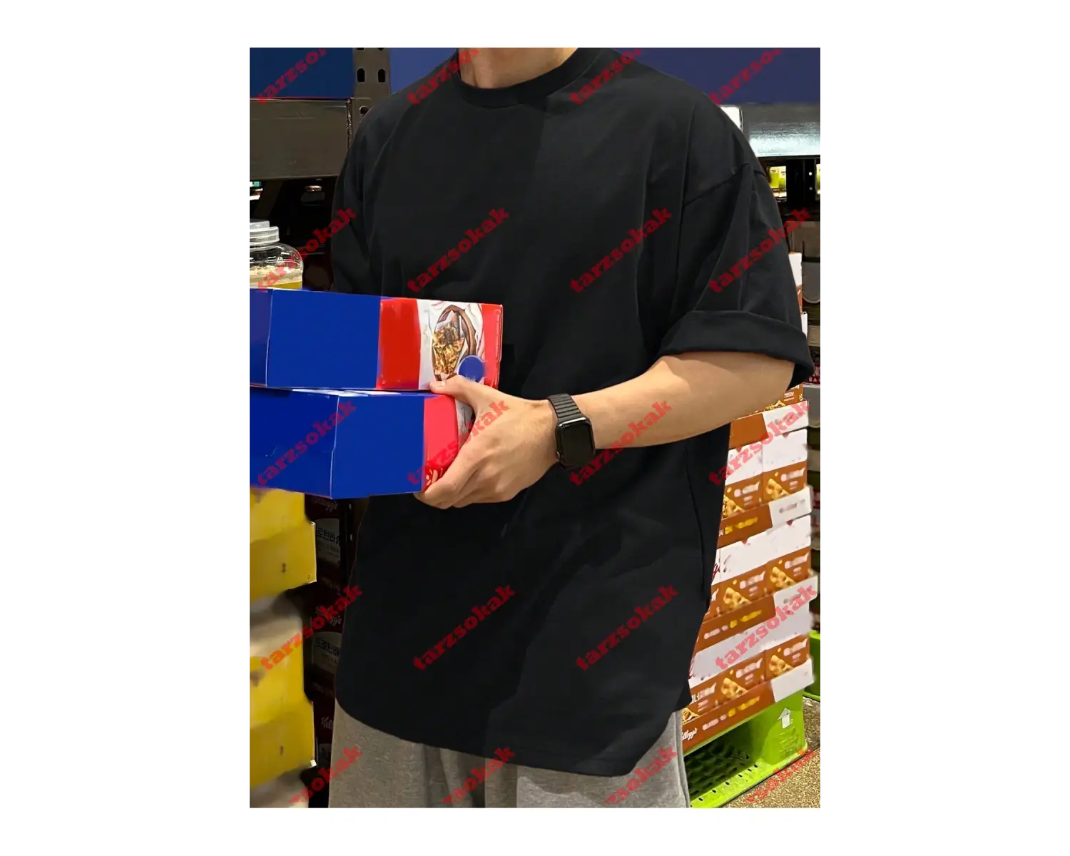 Model 3375 Erkek Yazlık Yuvarlak Yaka Kısa Kollu Günlük Tişört, Yaz