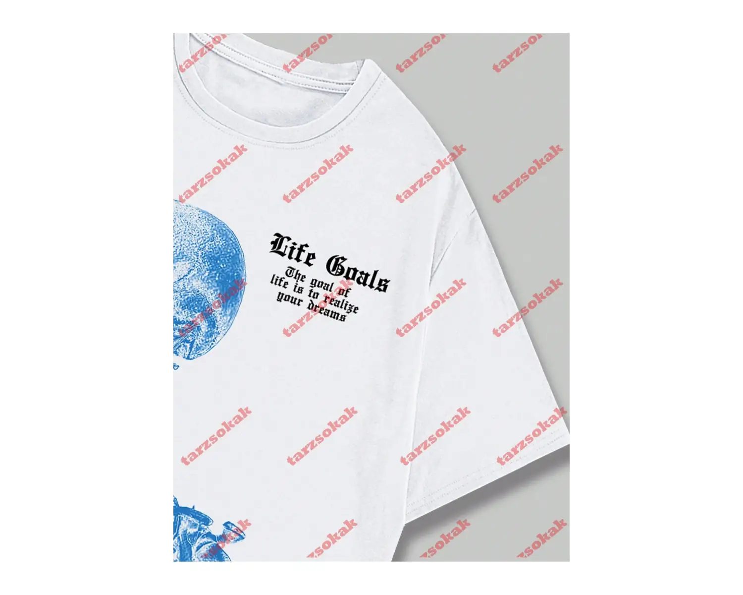 Model 3378 Erkek Yazlık Yuvarlak Yaka Kısa Kollu Günlük Tişört, Yaz