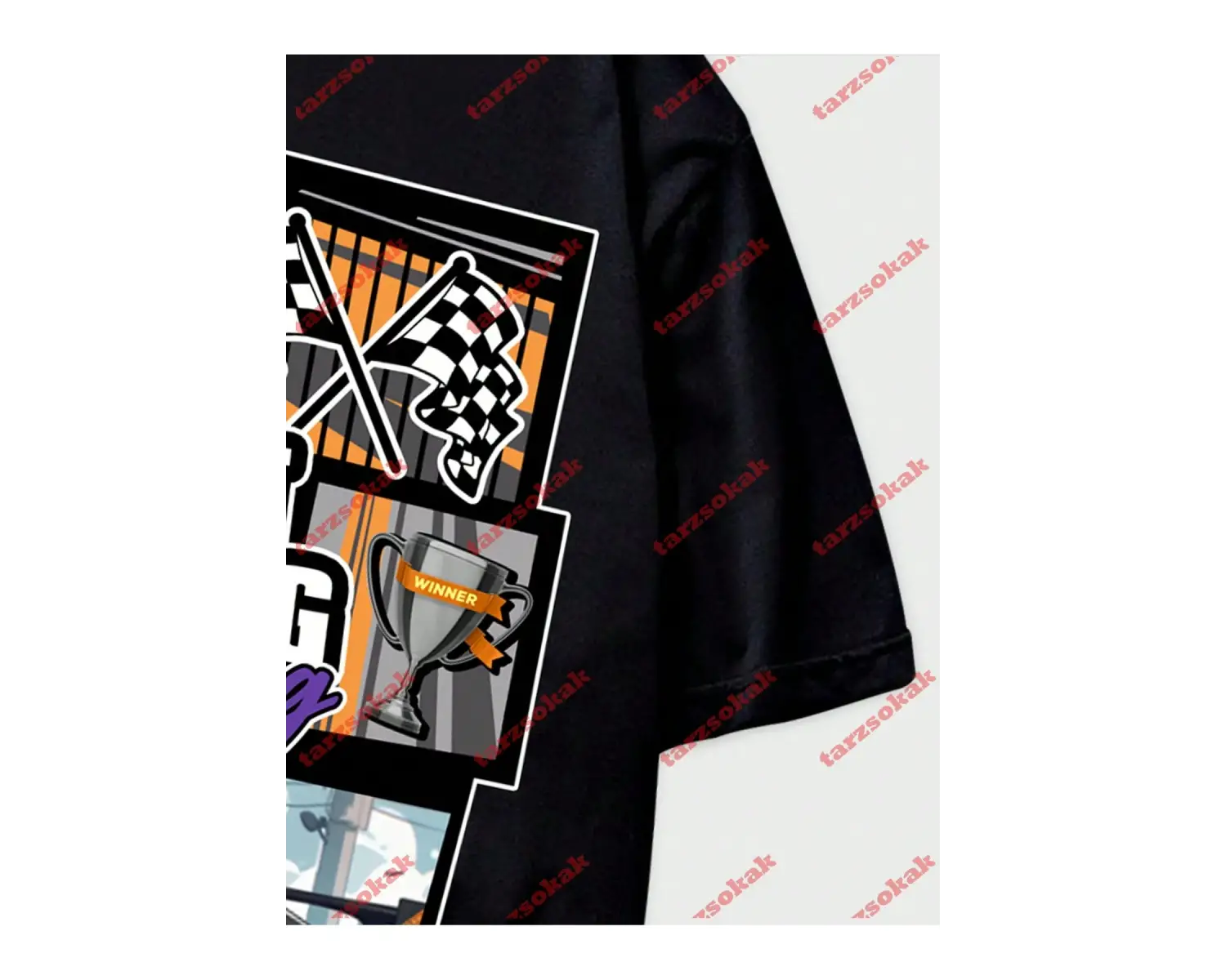 Model 3381 Erkek Yazlık Yuvarlak Yaka Kısa Kollu Günlük Tişört, Yaz