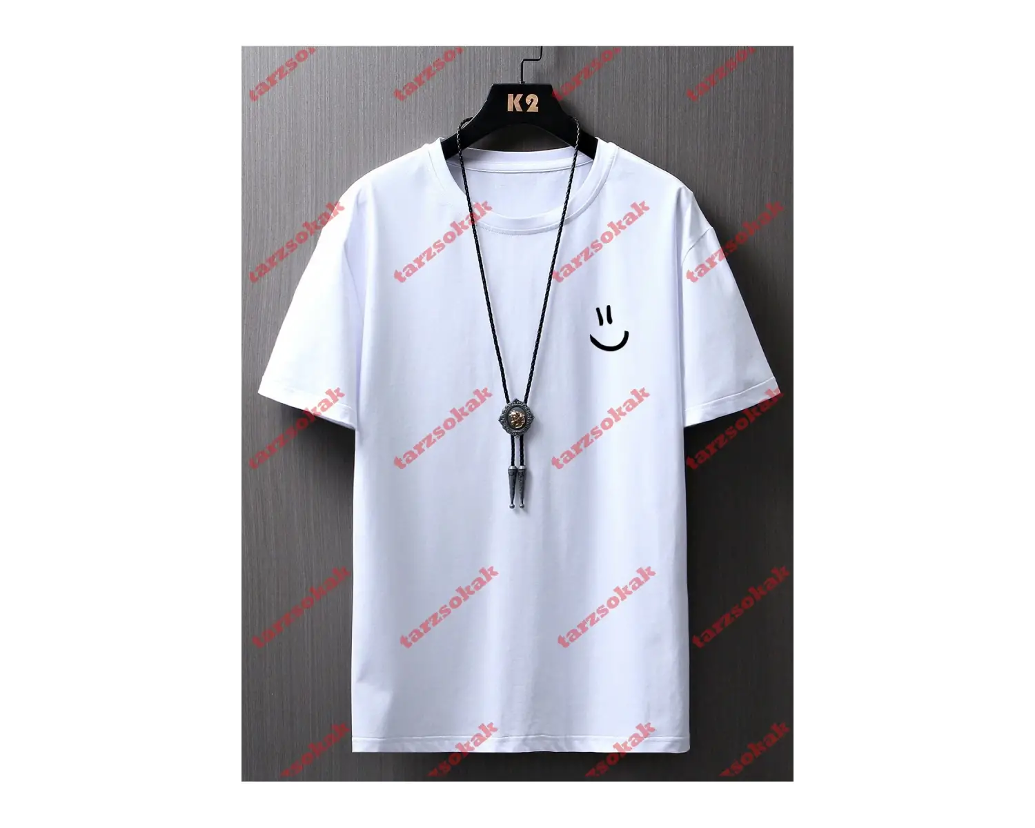 Model 3383 Erkek Yazlık Yuvarlak Yaka Kısa Kollu Günlük Tişört, Yaz