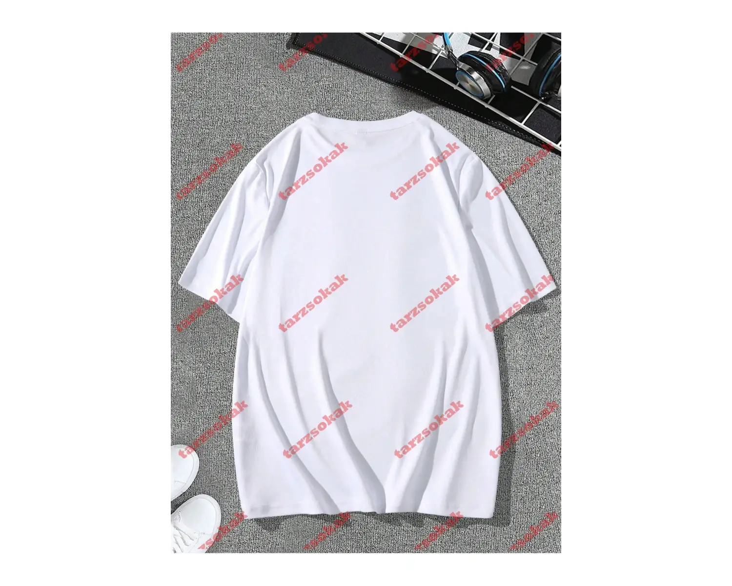 Model 3396 Erkek Yazlık Yuvarlak Yaka Kısa Kollu Günlük Tişört, Yaz