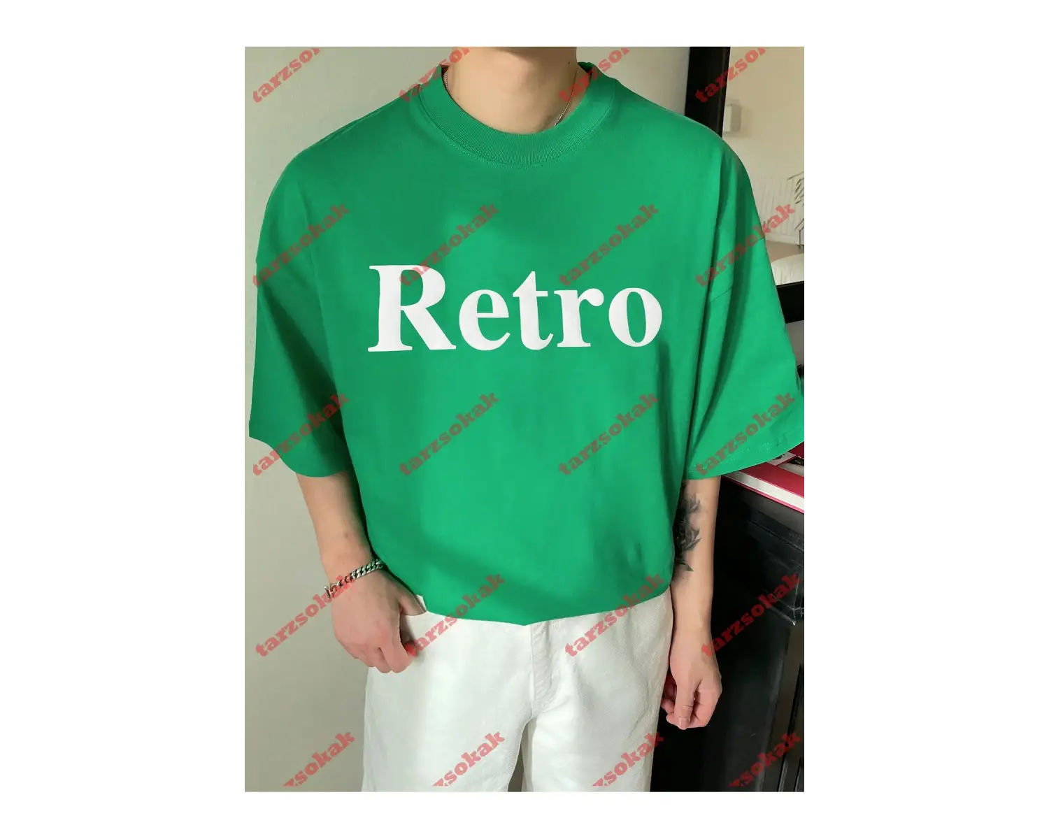 Model 3397 Erkek Yazlık Yuvarlak Yaka Kısa Kollu Günlük Tişört, Yaz