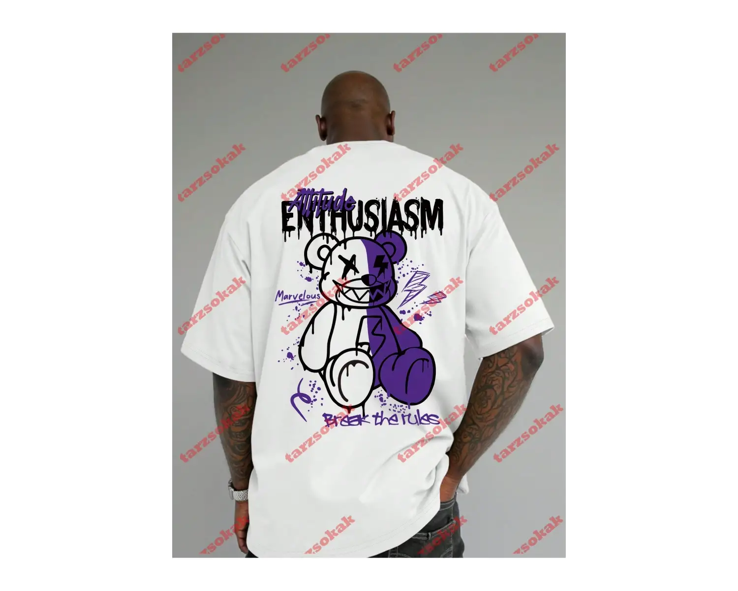 Model 3398 Erkek Yazlık Yuvarlak Yaka Kısa Kollu Günlük Tişört, Yaz