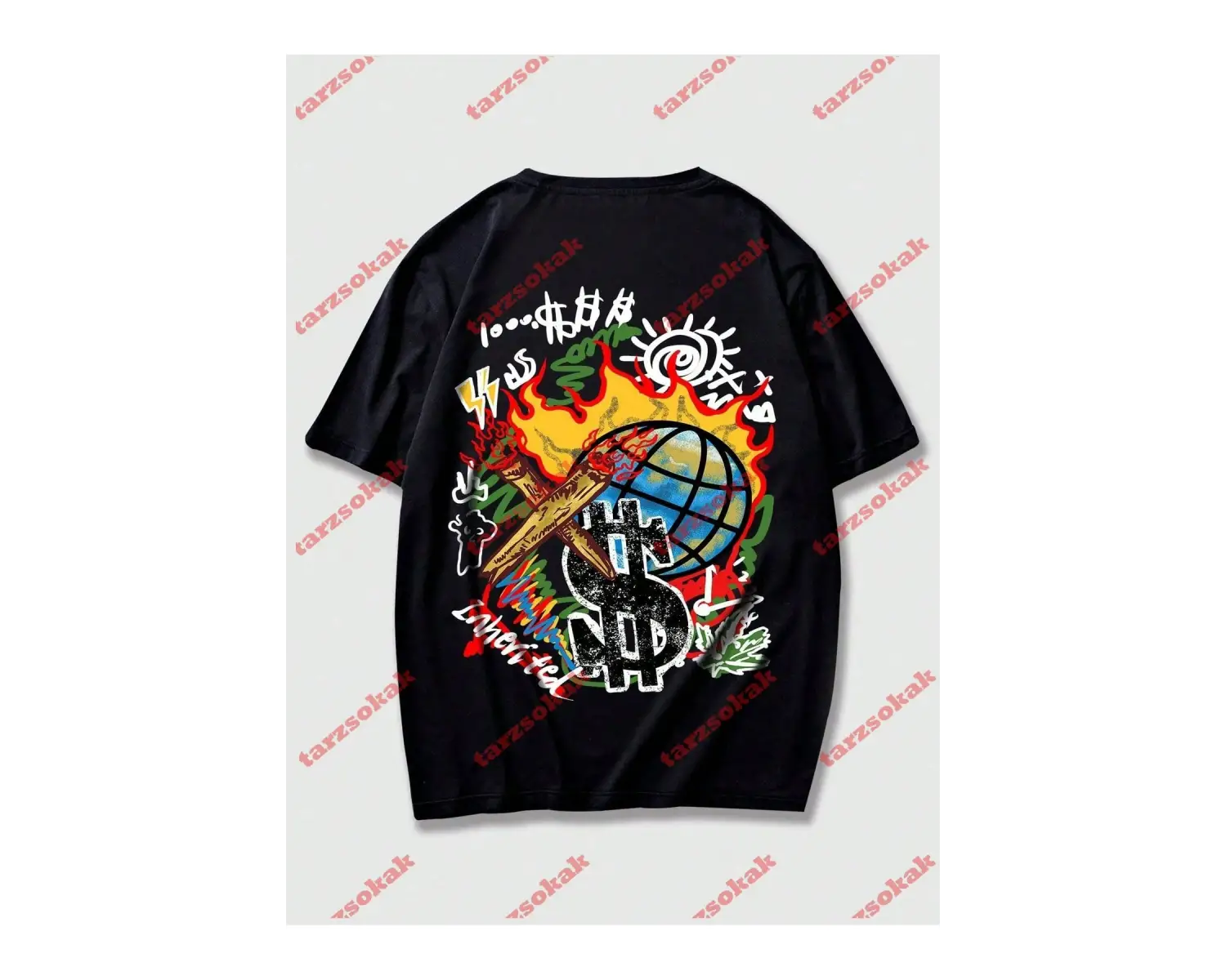 Model 3400 Erkek Yazlık Yuvarlak Yaka Kısa Kollu Günlük Tişört, Yaz