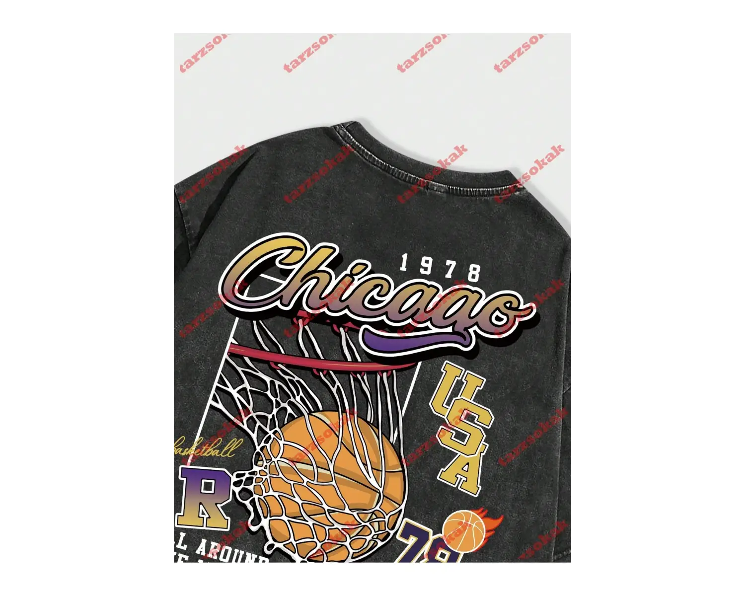 Model 3401 Erkek Yazlık Yuvarlak Yaka Kısa Kollu Günlük Tişört, Yaz