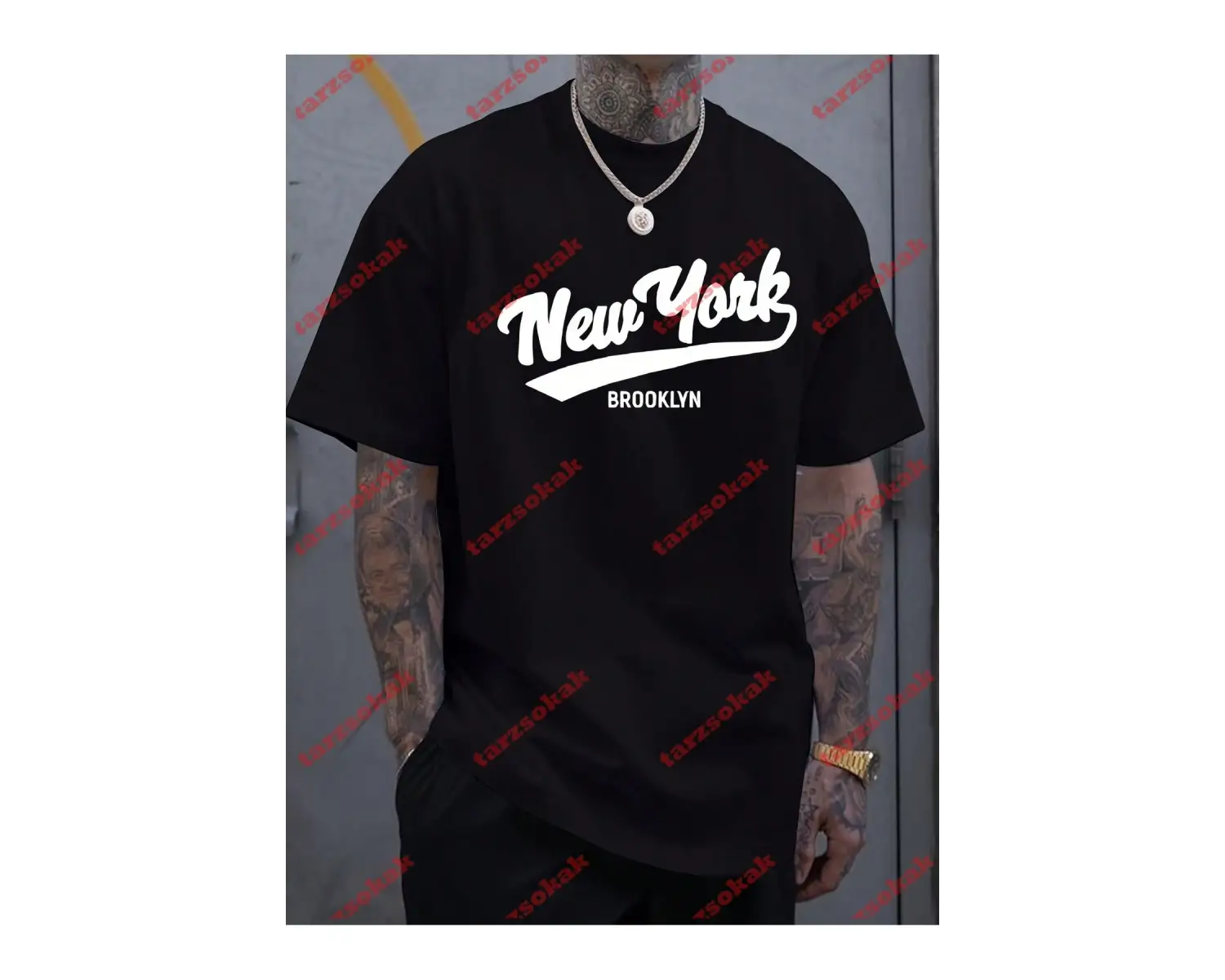 Model 3409 Erkek Yazlık Yuvarlak Yaka Kısa Kollu Günlük Tişört, Yaz