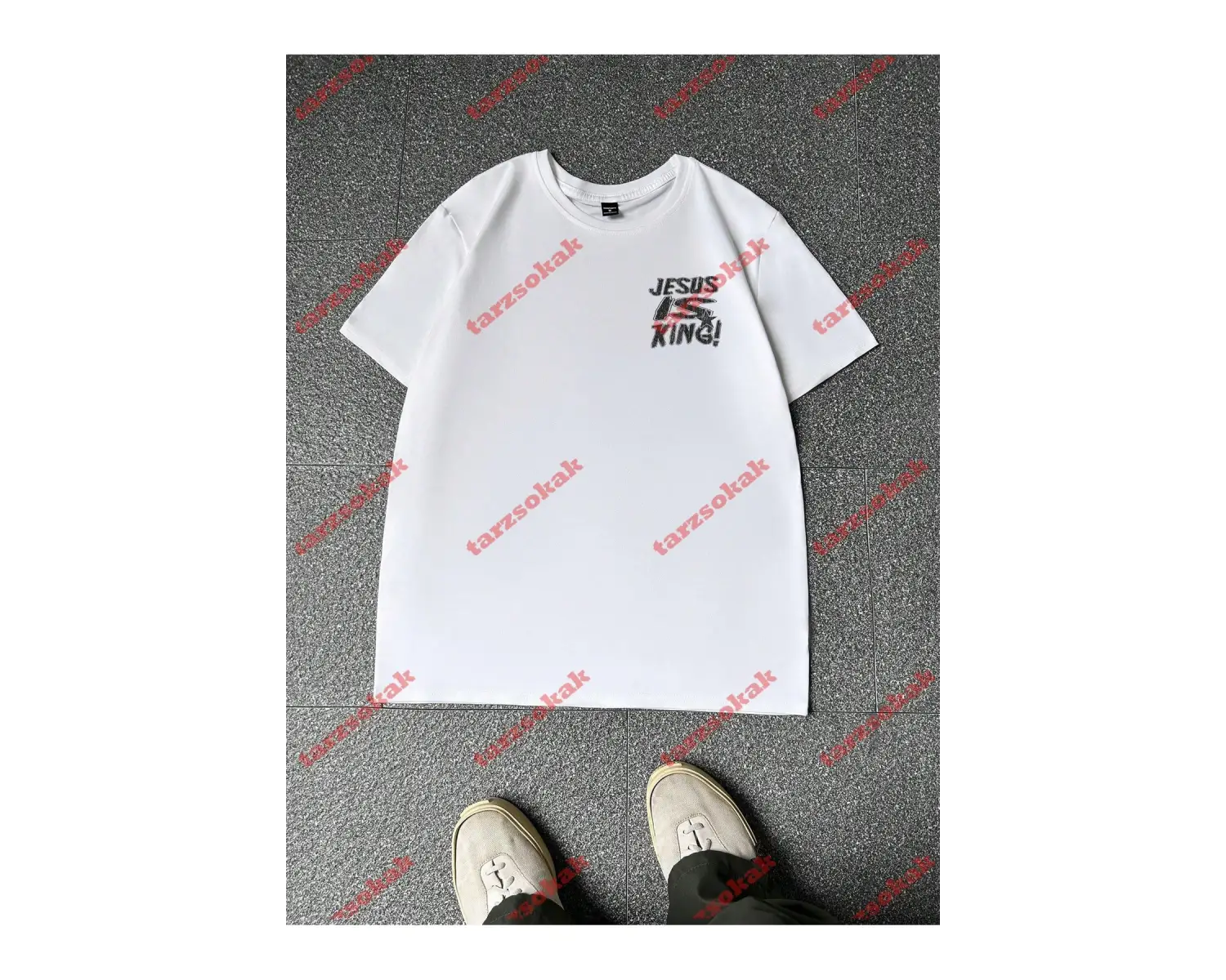 Model 3414 Erkek Yazlık Yuvarlak Yaka Kısa Kollu Günlük Tişört, Yaz