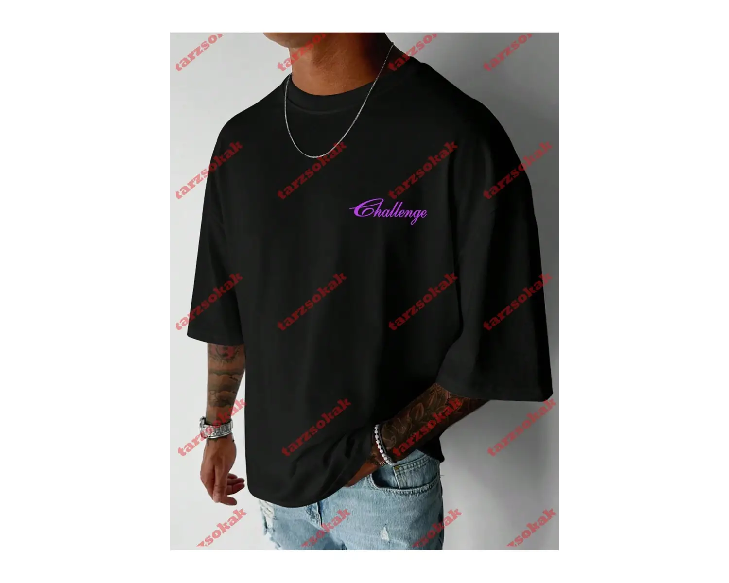 Model 3422 Erkek Yazlık Yuvarlak Yaka Kısa Kollu Günlük Tişört, Yaz