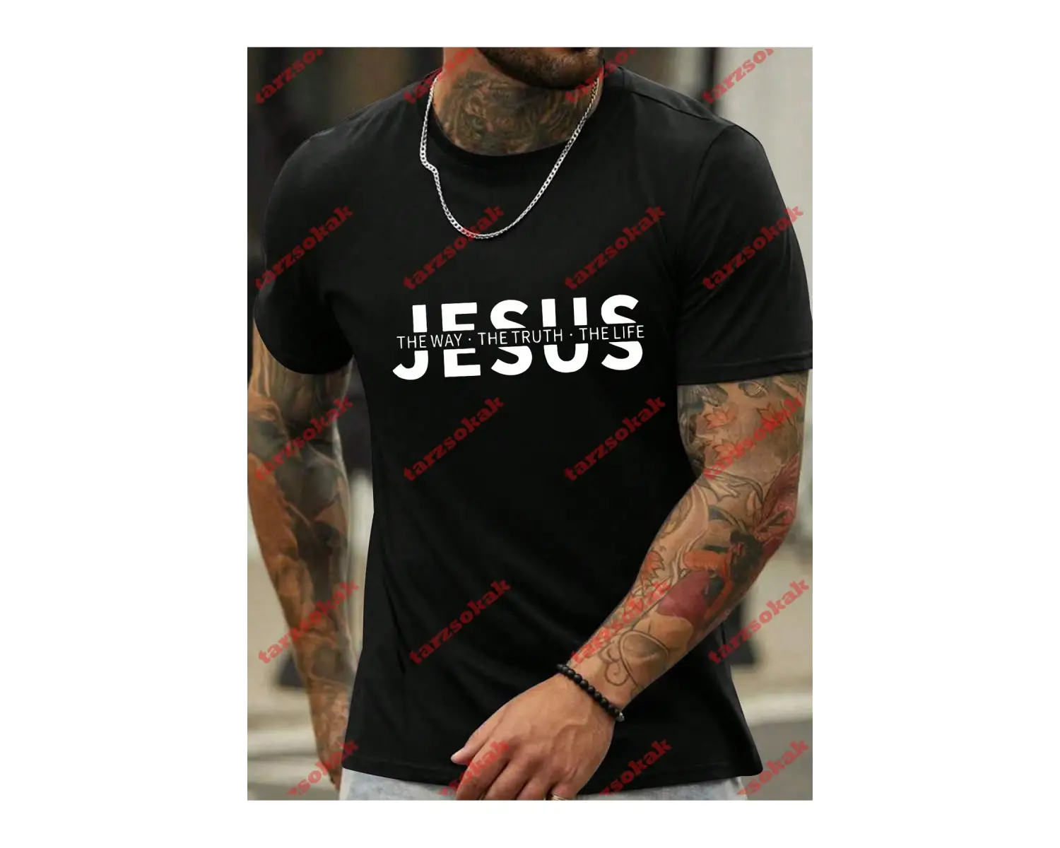 Model 3430 Erkek Yazlık Yuvarlak Yaka Kısa Kollu Günlük Tişört, Yaz