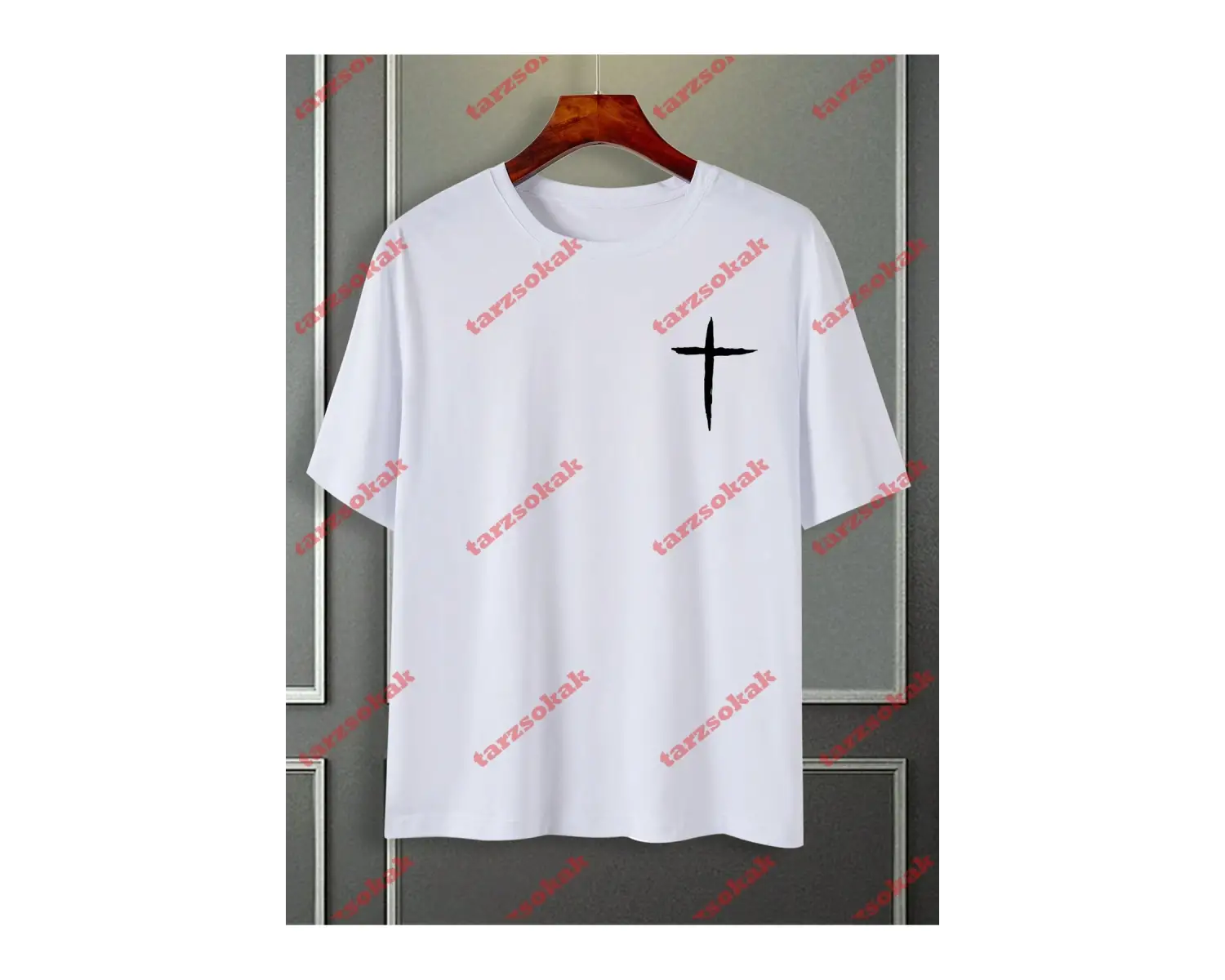 Model 3431 Erkek Yazlık Yuvarlak Yaka Kısa Kollu Günlük Tişört, Yaz