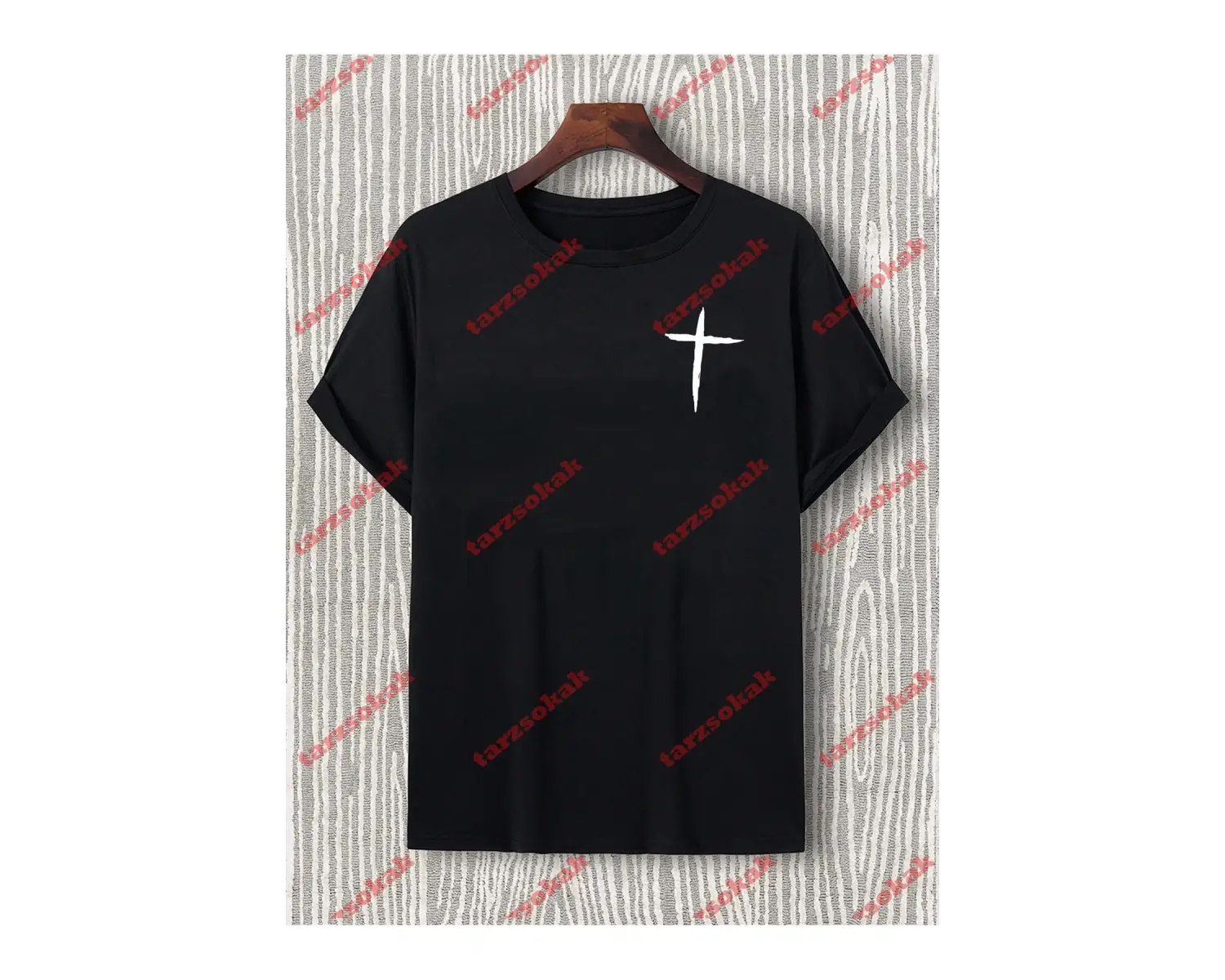 Model 3431 Erkek Yazlık Yuvarlak Yaka Kısa Kollu Günlük Tişört, Yaz