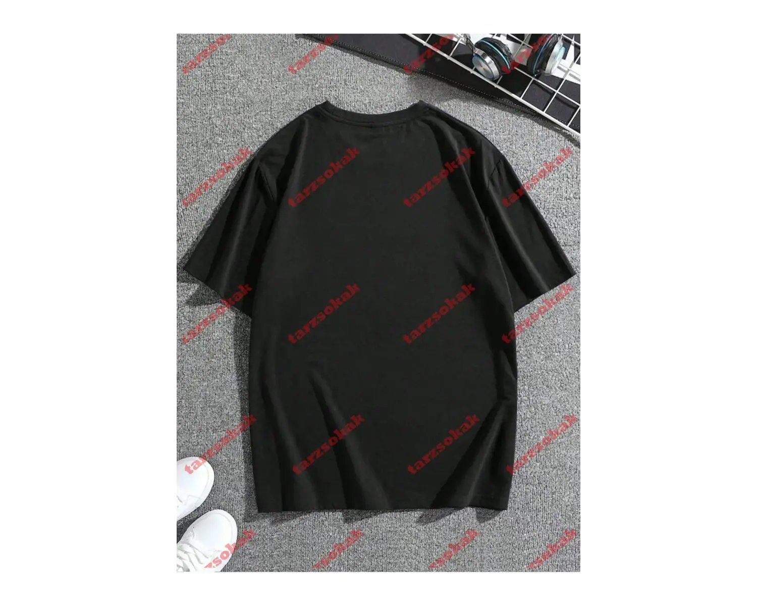 Model 3457 Erkek Yazlık Yuvarlak Yaka Kısa Kollu Günlük Tişört, Yaz