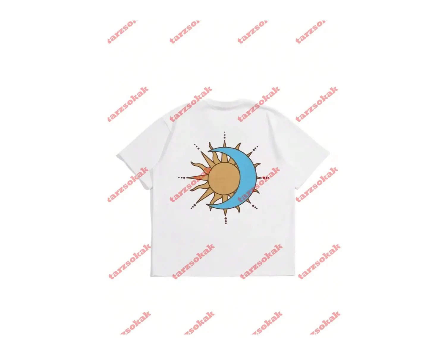 Model 3470 Erkek Yazlık Yuvarlak Yaka Kısa Kollu Günlük Tişört, Yaz