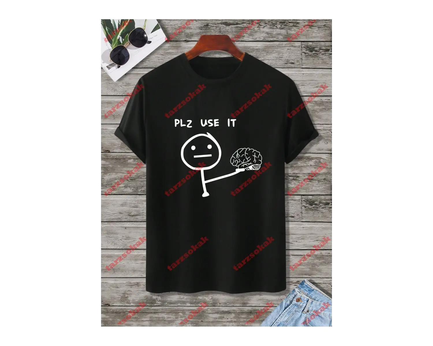 Model 3473 Erkek Yazlık Yuvarlak Yaka Kısa Kollu Günlük Tişört, Yaz