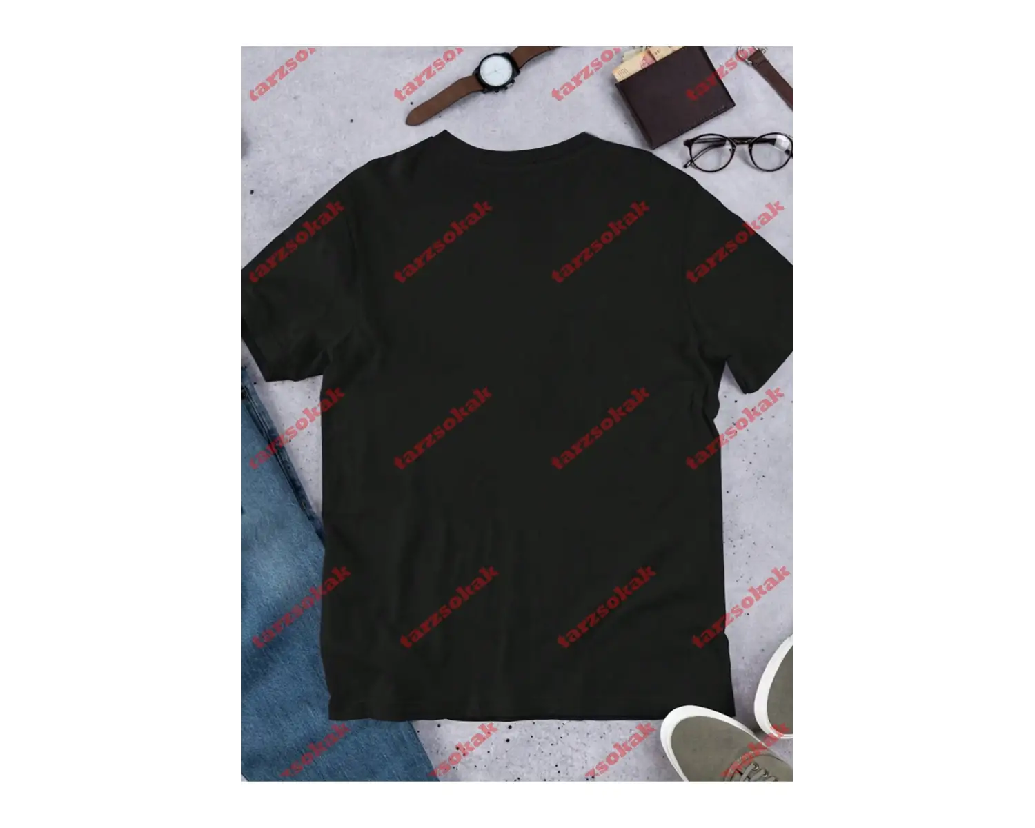 Model 3479 Erkek Yazlık Yuvarlak Yaka Kısa Kollu Günlük Tişört, Yaz