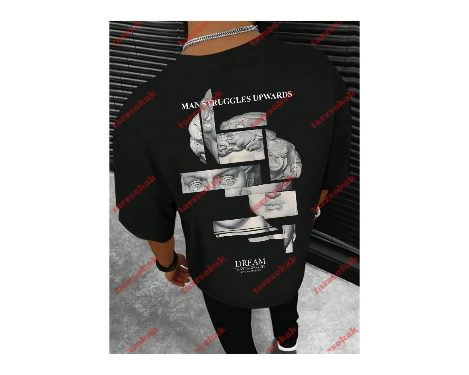 Model 3482 Erkek Yazlık Yuvarlak Yaka Kısa Kollu Günlük Tişört, Yaz