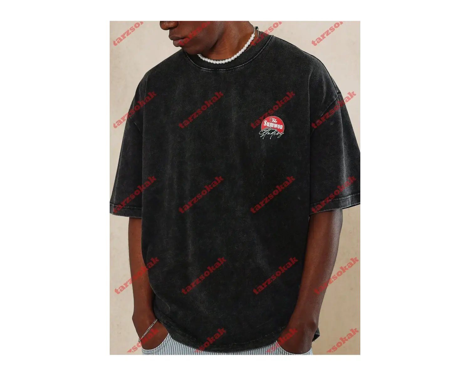 Model 3483 Erkek Yazlık Yuvarlak Yaka Kısa Kollu Günlük Tişört, Yaz