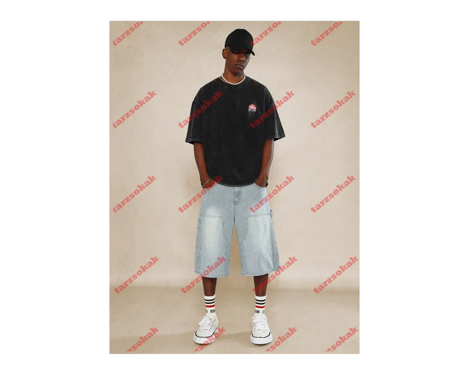 Model 3483 Erkek Yazlık Yuvarlak Yaka Kısa Kollu Günlük Tişört, Yaz