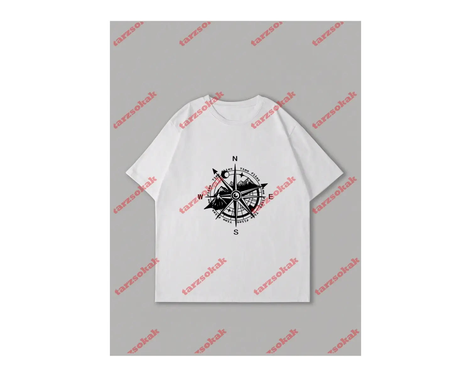 Model 3487 Erkek Yazlık Yuvarlak Yaka Kısa Kollu Günlük Tişört, Yaz