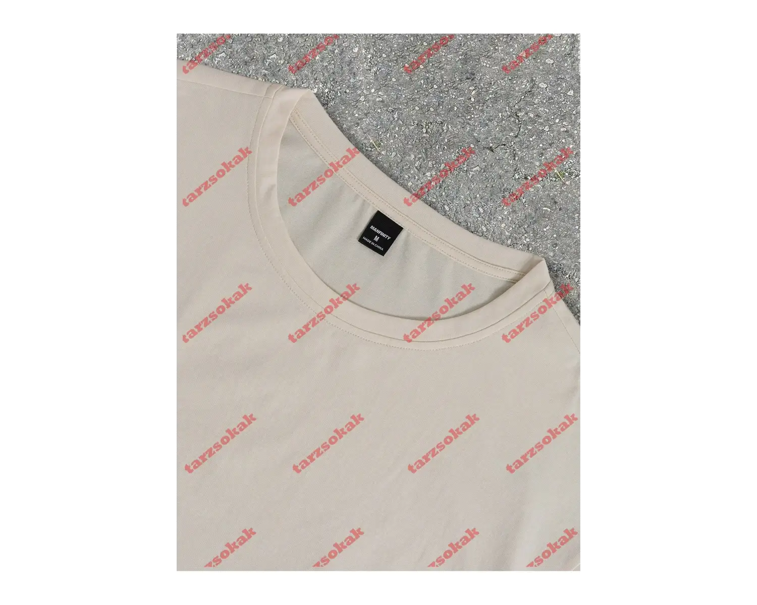 Model 3491 Erkek Yazlık Yuvarlak Yaka Kısa Kollu Günlük Tişört, Yaz