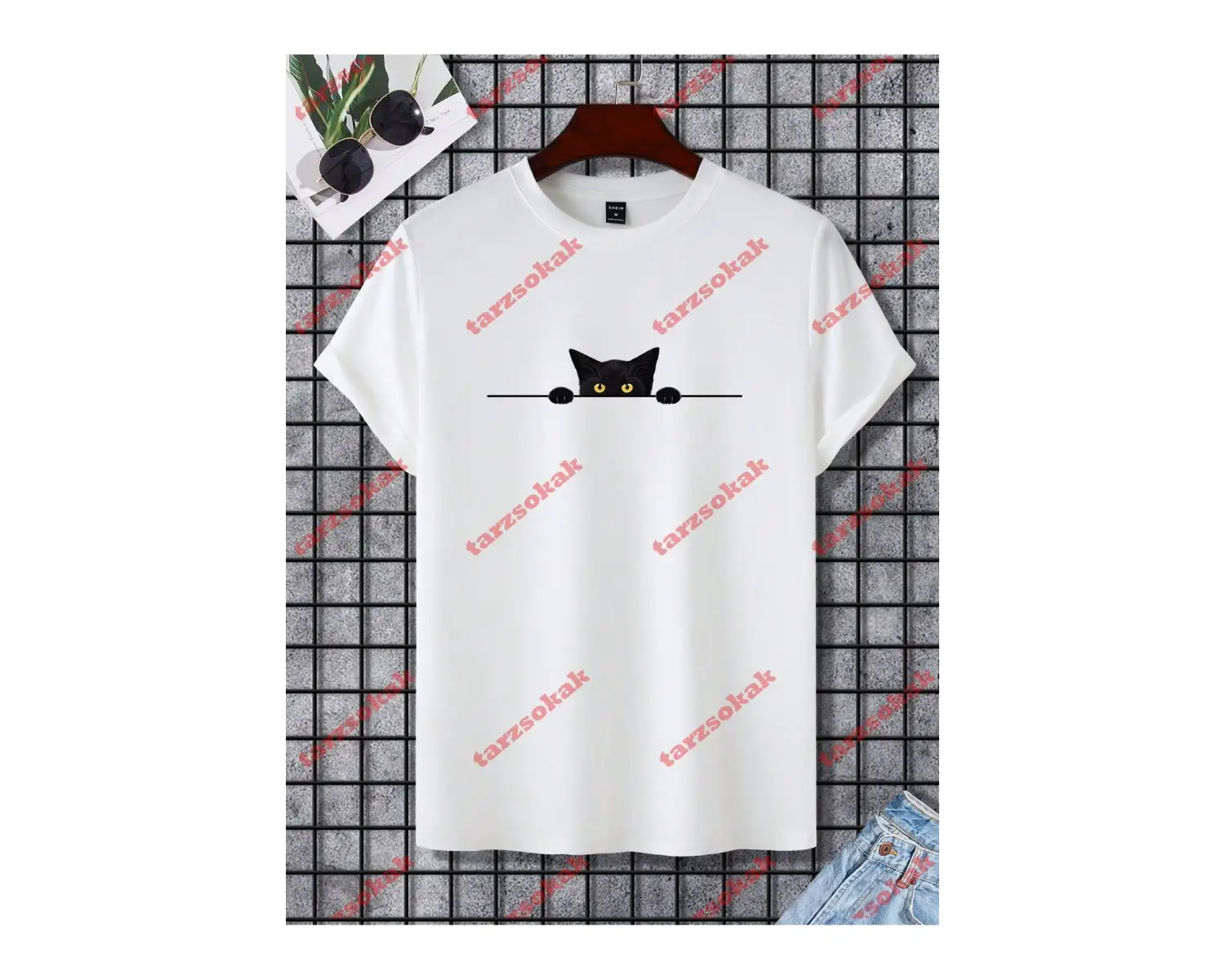 Model 3492 Erkek Yazlık Yuvarlak Yaka Kısa Kollu Günlük Tişört, Yaz